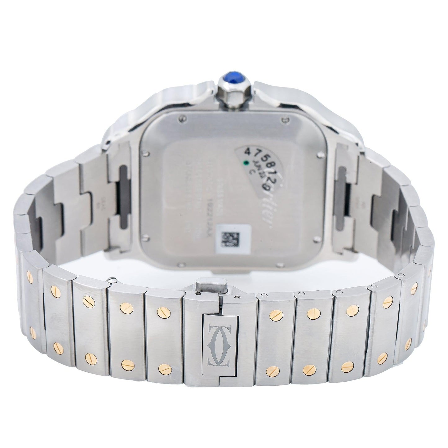 Cartier Santos W2SA0008 43MM White Dial With Two Tone Bracelet