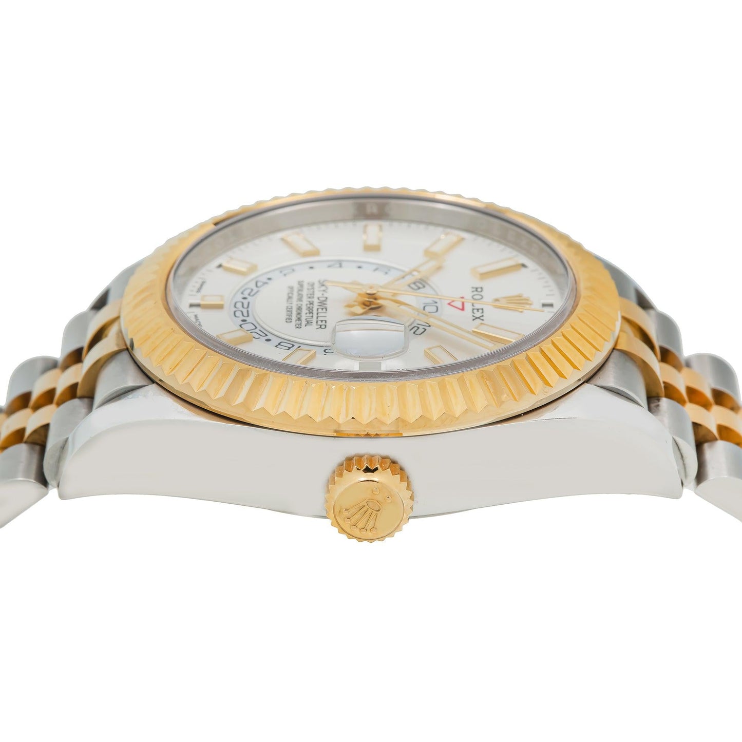 Rolex Sky-Dweller 326933 42MM White Dial With Two Tone Jubilee Bracelet
