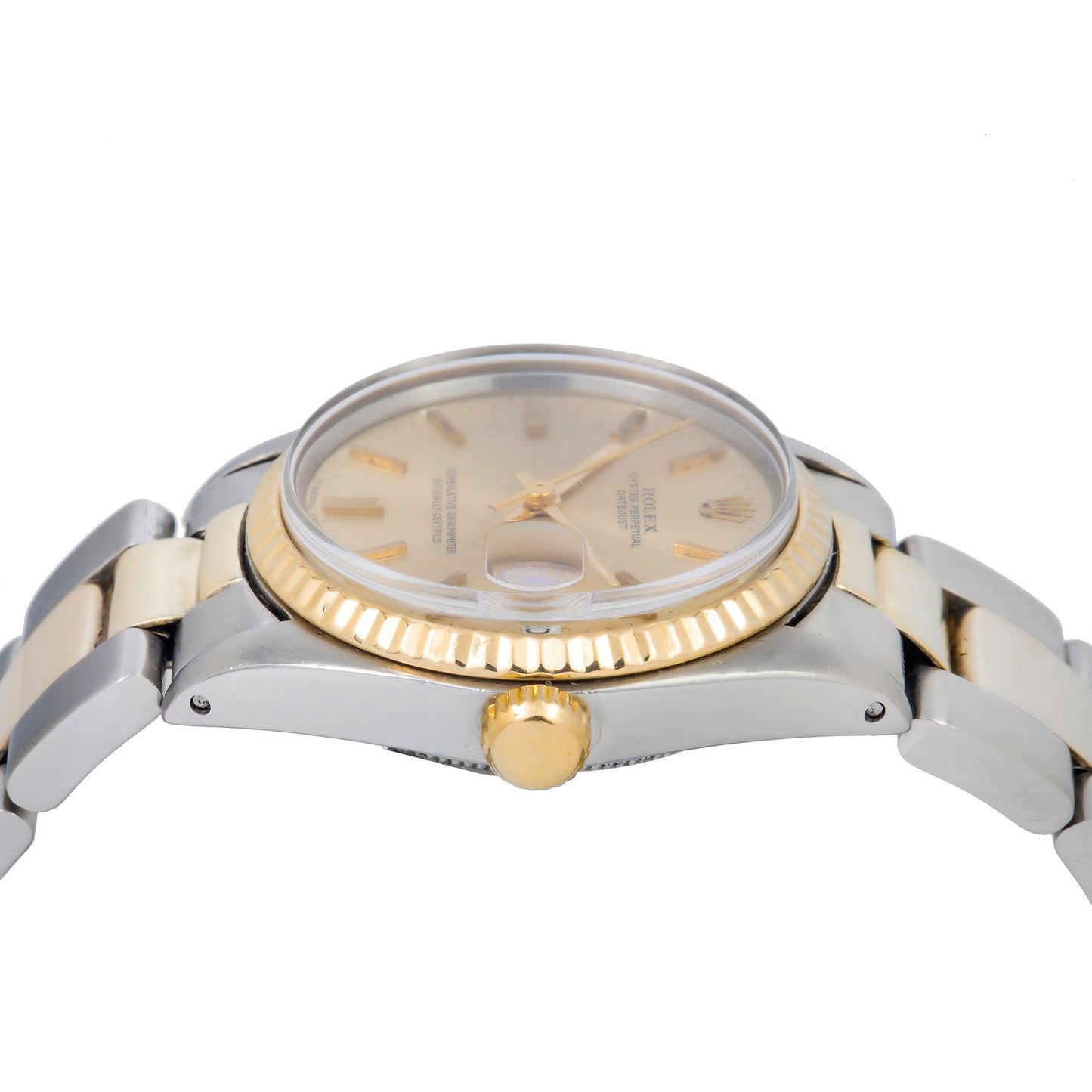 Rolex Datejust 6824 31MM Champagne Dial With Two Tone Oyster Bracelet