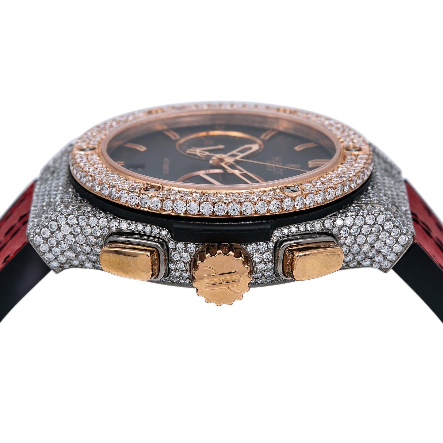 Hublot Classic Fusion Chronograph 521.NO.1181.LR 45MM Black Dial With Rubber Bracelet