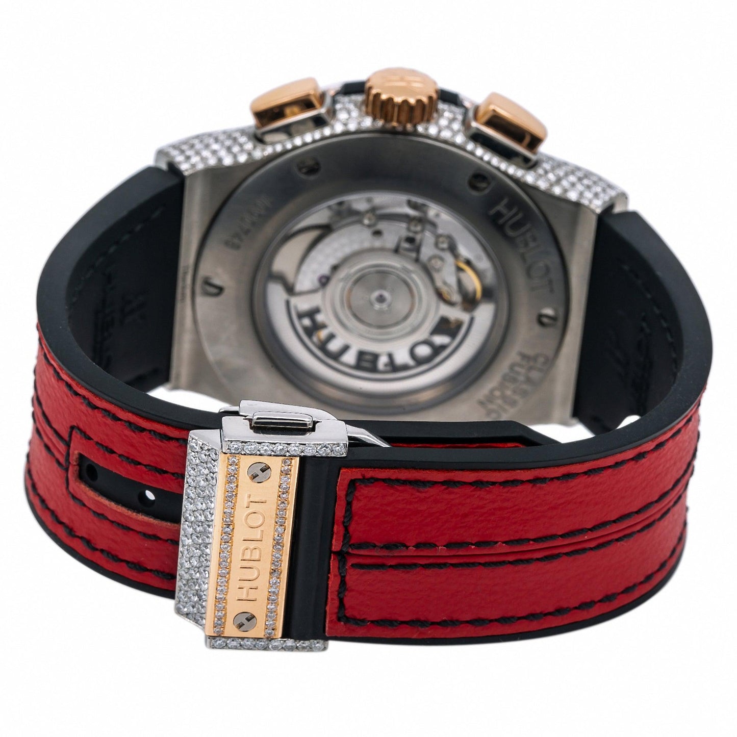 Hublot Classic Fusion Chronograph 521.NO.1181.LR 45MM Black Dial With Rubber Bracelet