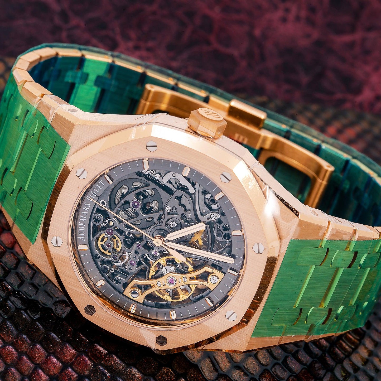 Audemars Piguet Skeleton Royal Oak 15407OR 41MM With Rose Gold Bracelet