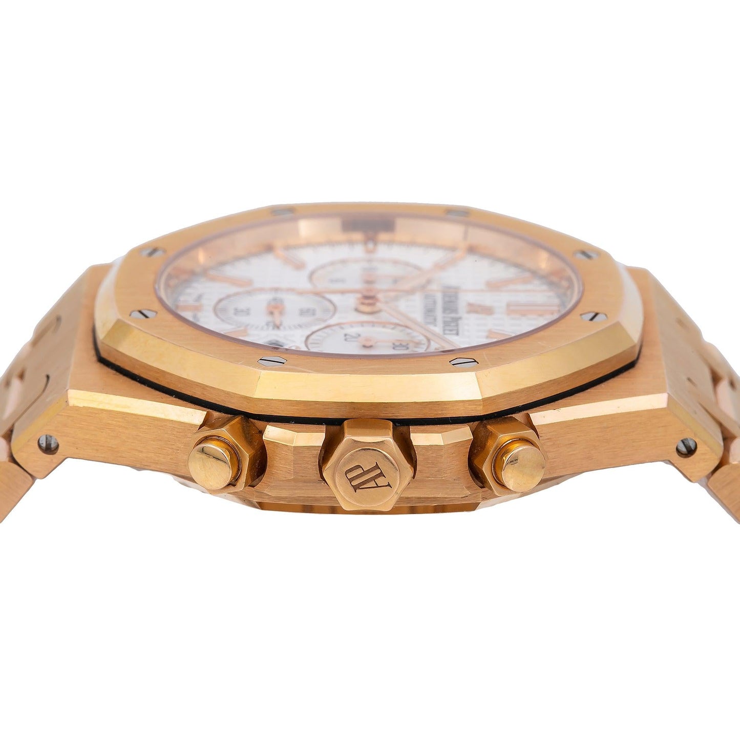 Audemars Piguet Royal Oak Chronograph 26320OR 41MM White Dial With Rose Gold Bracelet