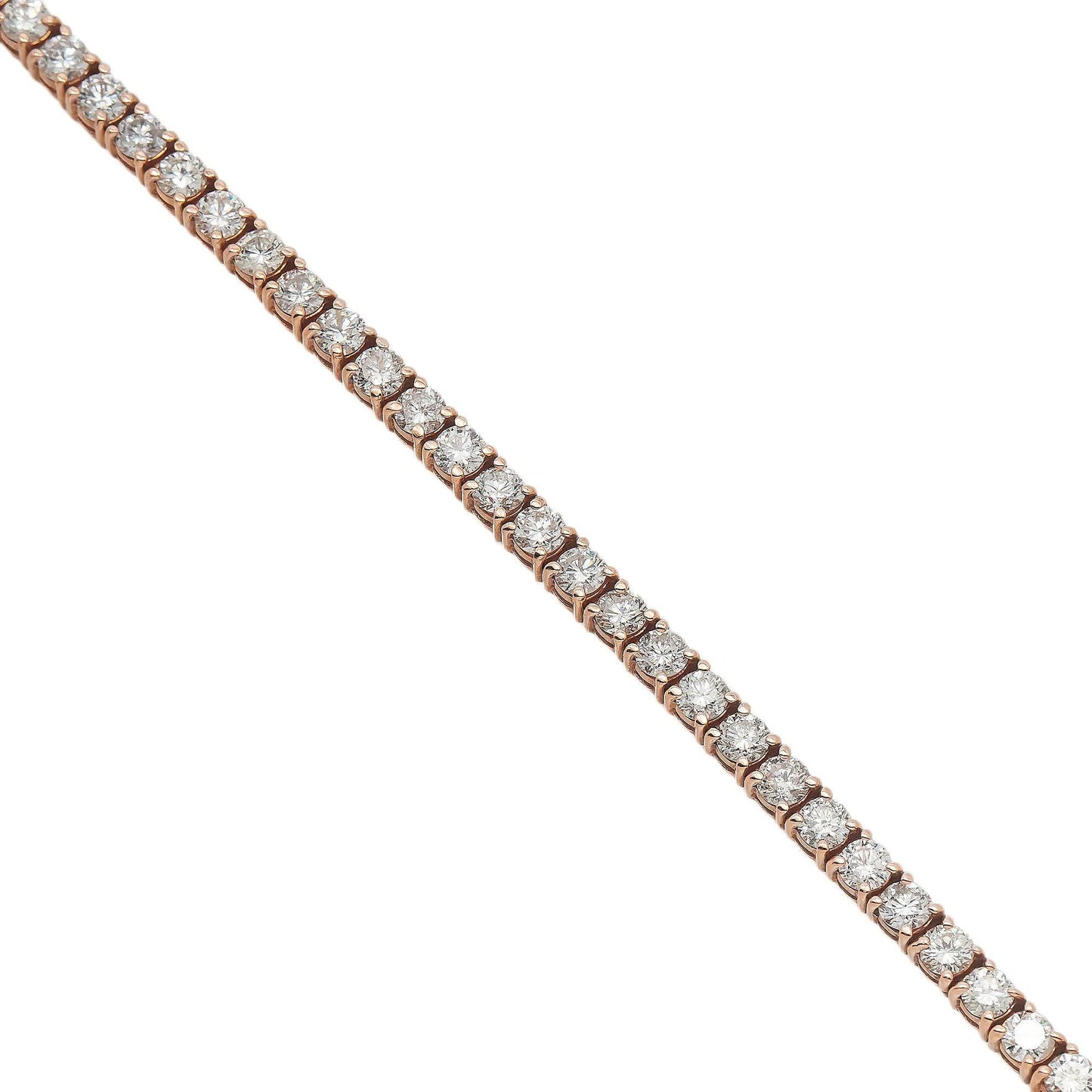 14K GOLD TENNIS BRACELET 6.50 CT DIAMONDS