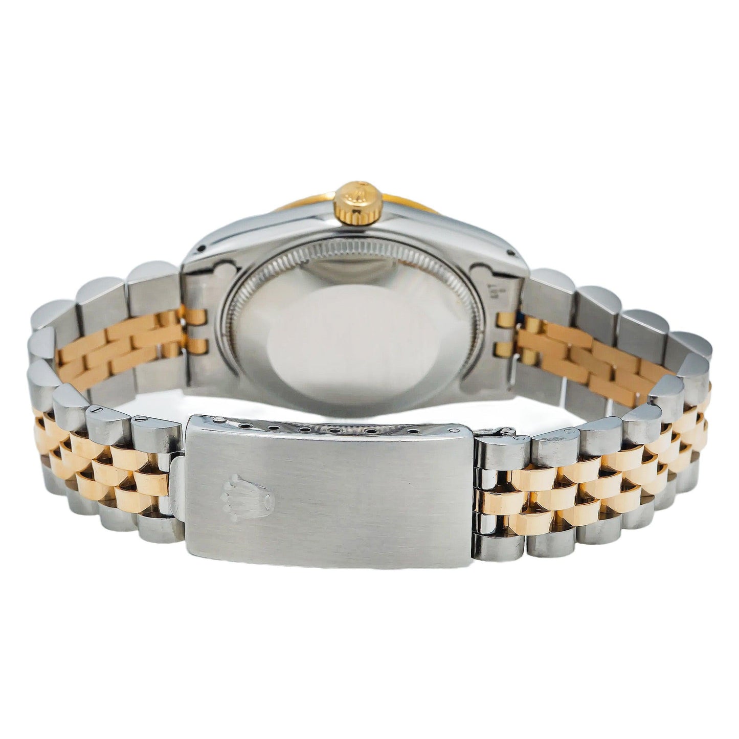 Rolex Datejust 16013 36MM Silver Diamond Dial With Two Tone Bracelet