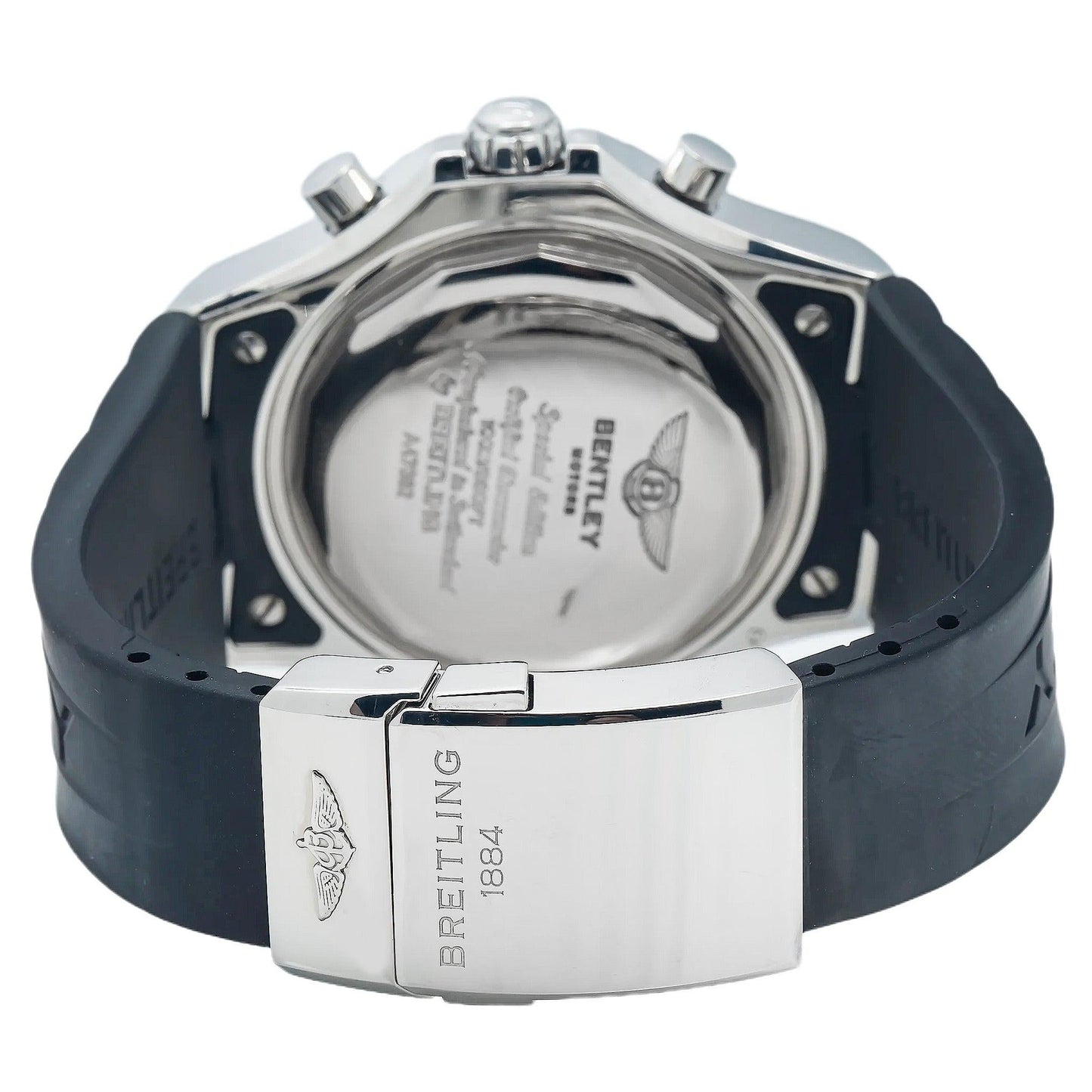 Breitling Bentley A47362 49MM Black Dial With Rubber Bracelet