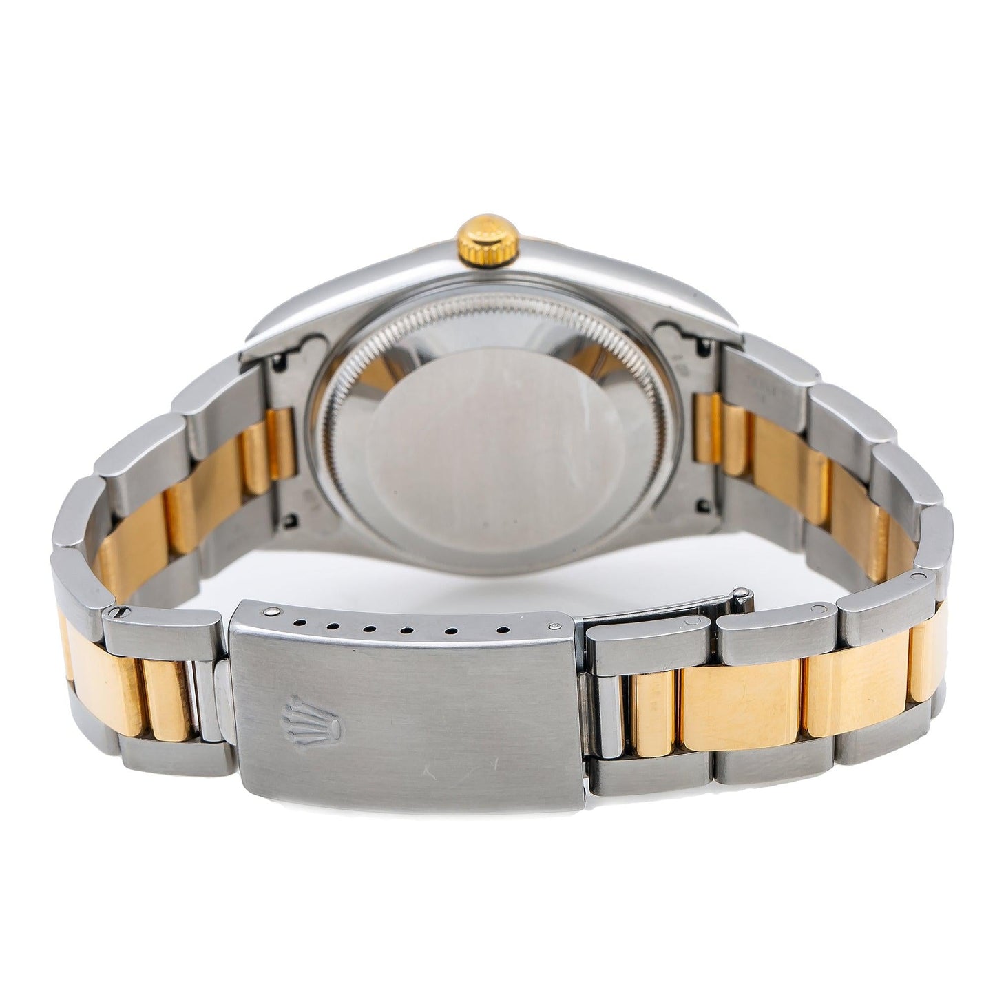 Rolex Oyster Perpetual Date 15223 34MM Red Diamond Dial With 1.20 CT Diamonds