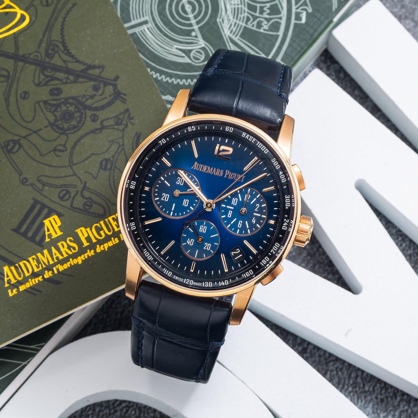 Audemars Piguet Code 11.59 Selfwinding Chronograph 26393OR 41MM Blue Dial