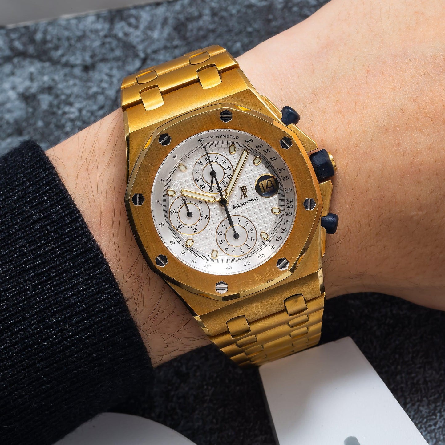 Audemars Piguet Royal Oak Offshore Chronograph 25721BA 42MM White Dial