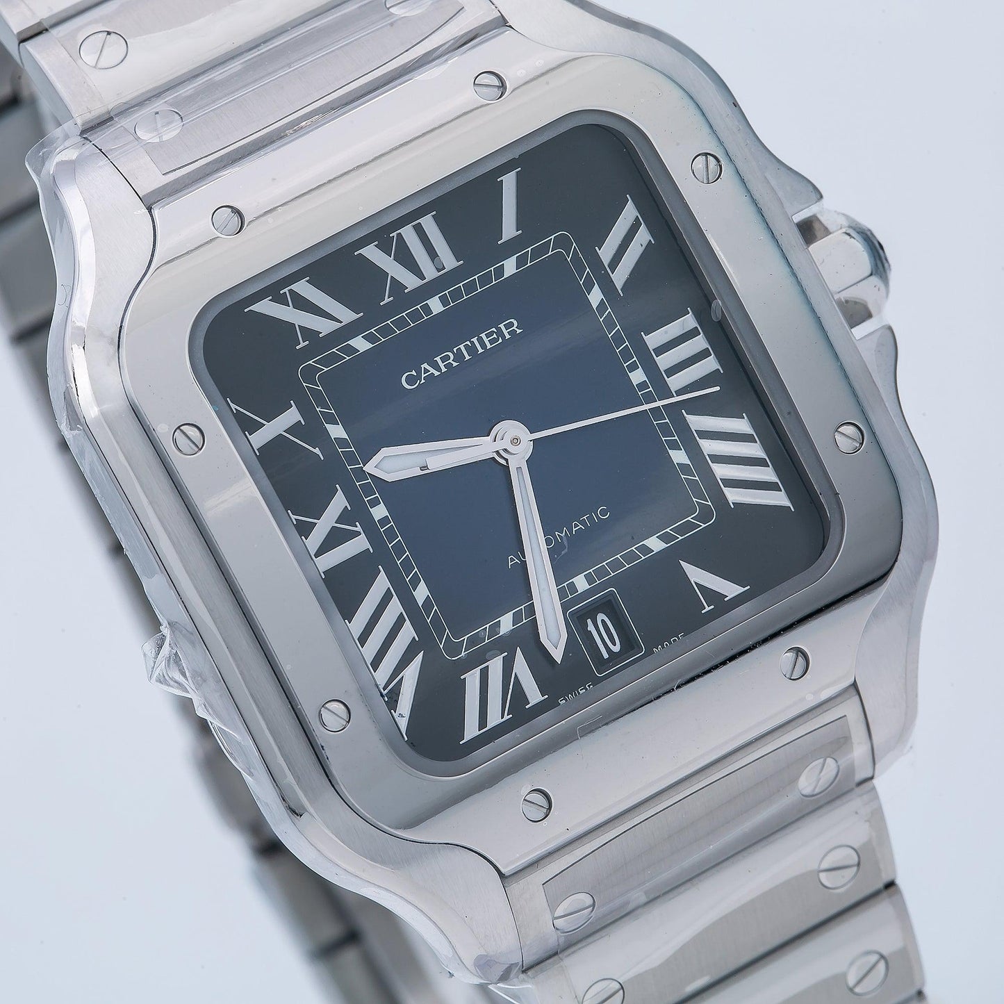 Cartier Santos WSSA0030 40MM Blue Dial With Stainless Steel Bracelet