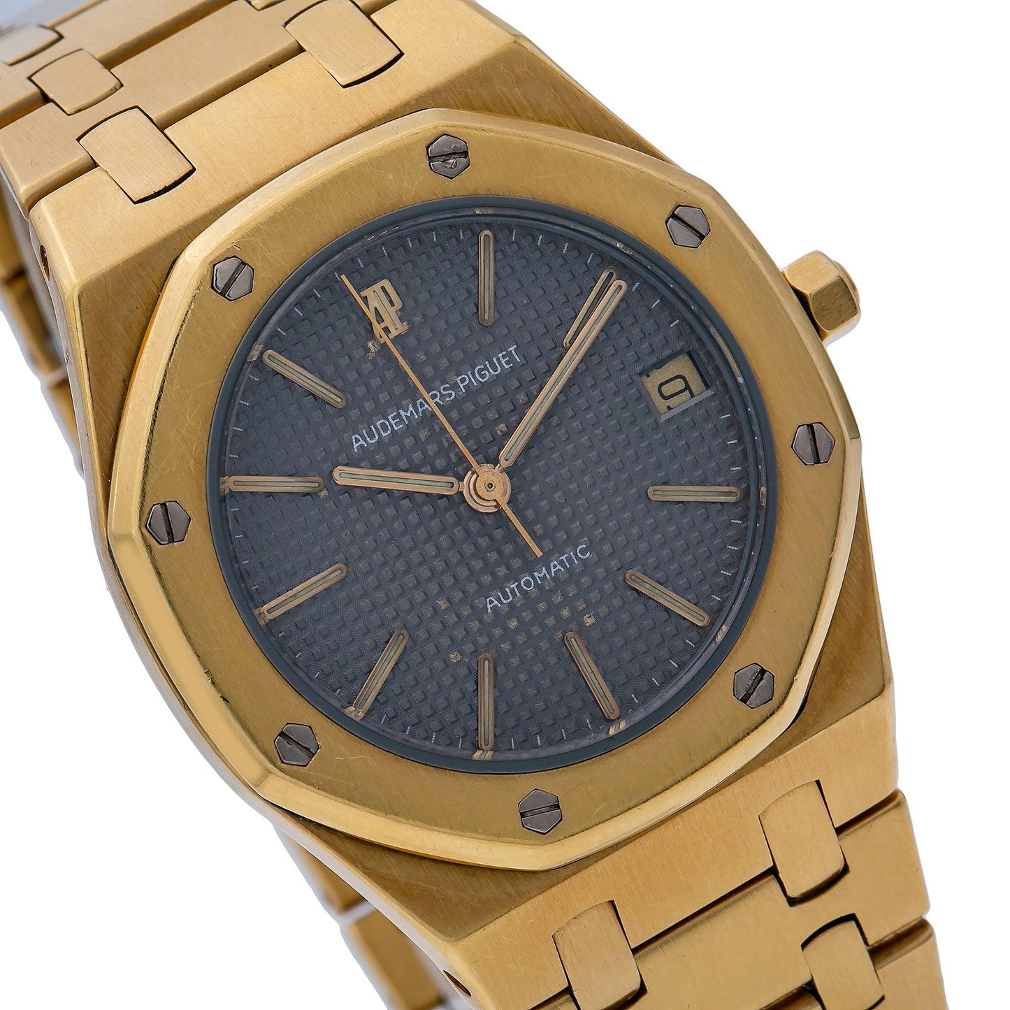 Audemars Piguet Royal Oak Lady 67600BA 33MM Black Dial With Yellow Gold Bracelet