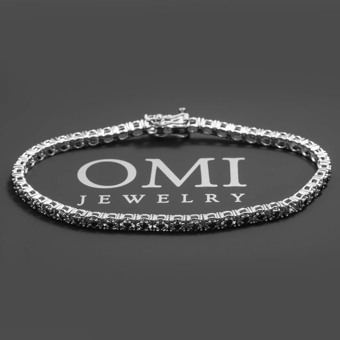 14K GOLD TENNIS BRACELET 1.28 CT DIAMONDS