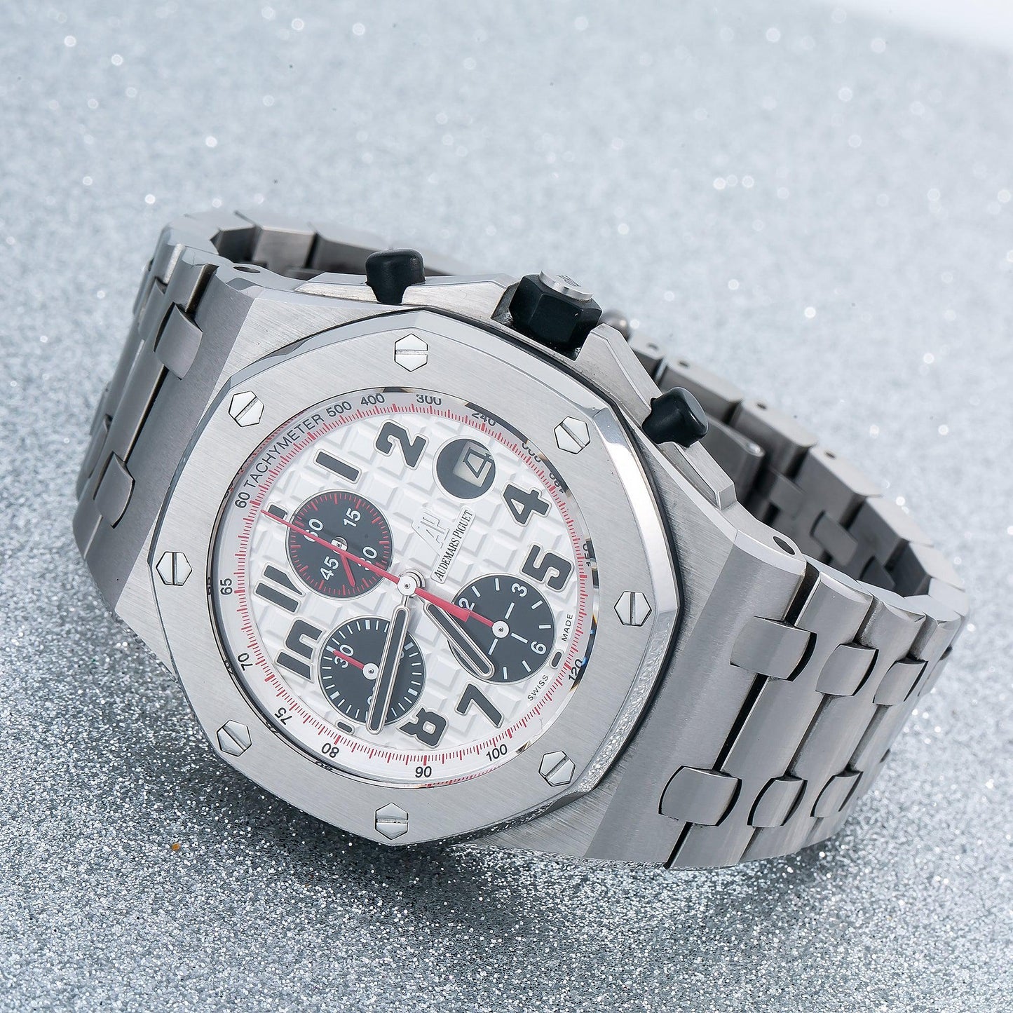 Audemars Piguet Royal Oak Offshore "Panda" Chronograph 26170ST 42MM White Dial With Stainless Steel Bracelet