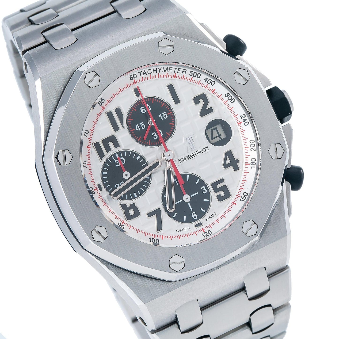 Audemars Piguet Royal Oak Offshore "Panda" Chronograph 26170ST 42MM White Dial With Stainless Steel Bracelet