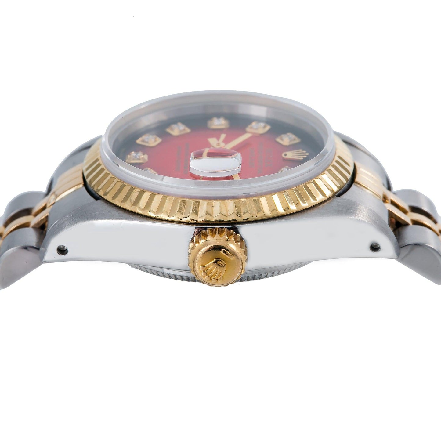 Rolex Datejust 69173 26MM Diamond Dial With Two Tone Jubilee Bracelet