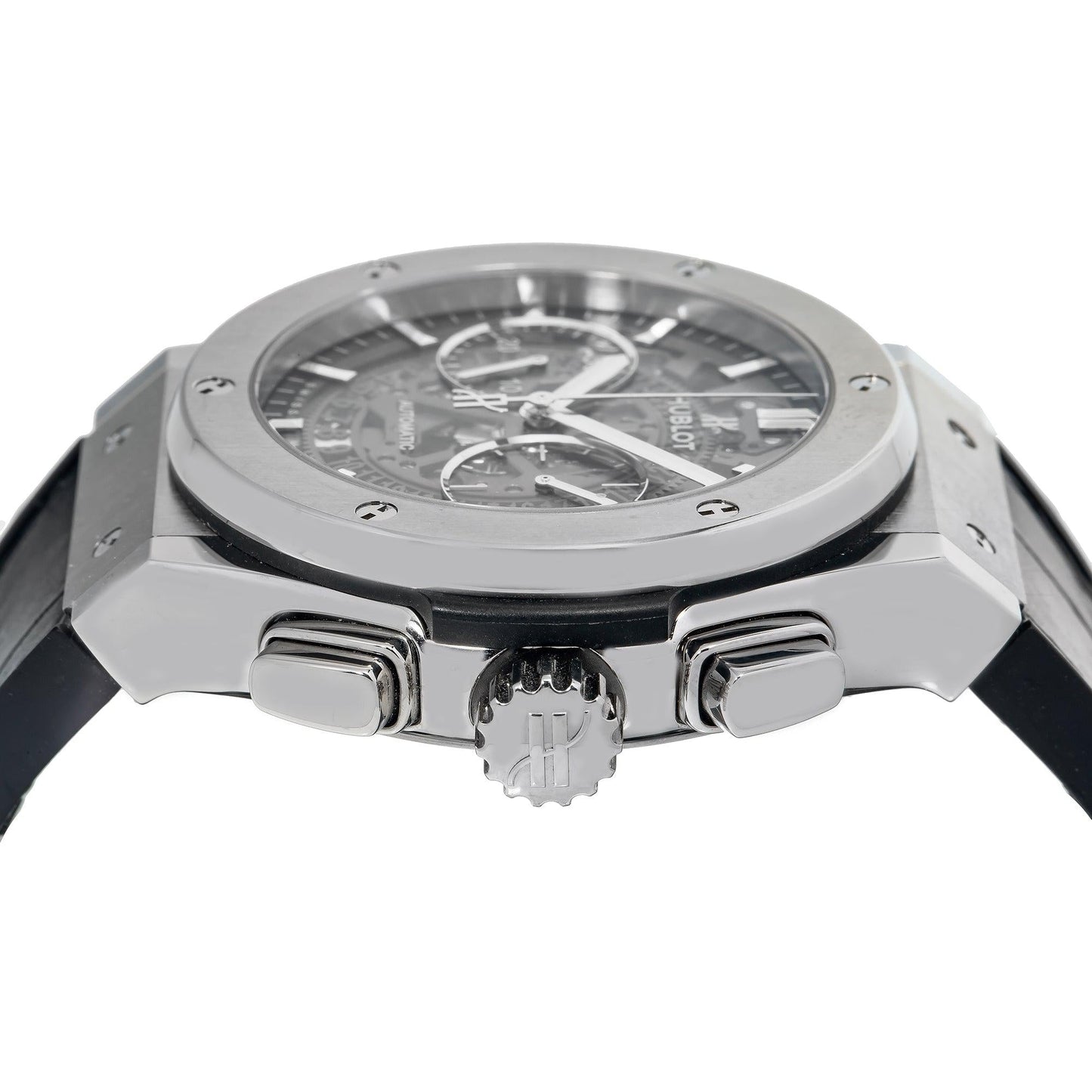 Hublot Classic Fusion Aerofusion 525NX 45MM Transparent Dial With Leather Bracelet