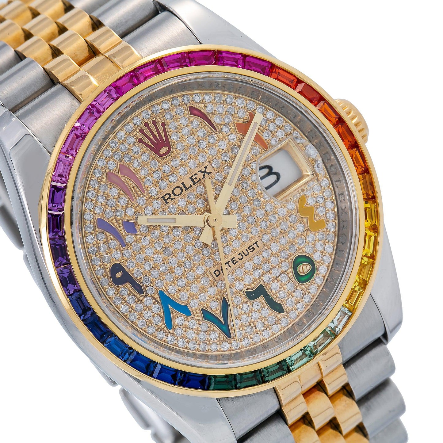 Rolex Datejust 116233 36MM Champagne Diamond Dial With Two Tone Jubilee Bracelet