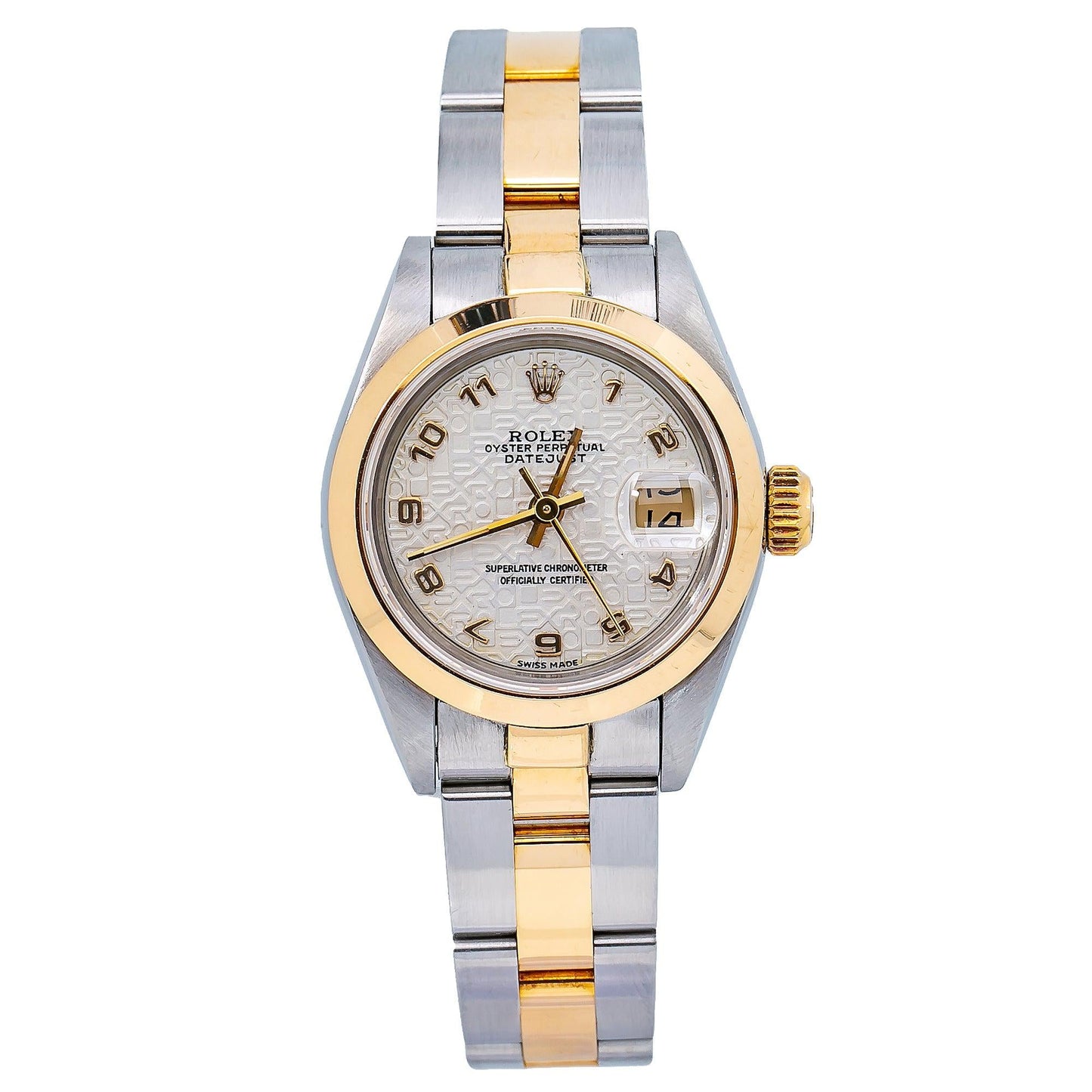 Rolex Oyster Perpetual Datejust 26MM White Dial With Two Tone Oyster Bracelet