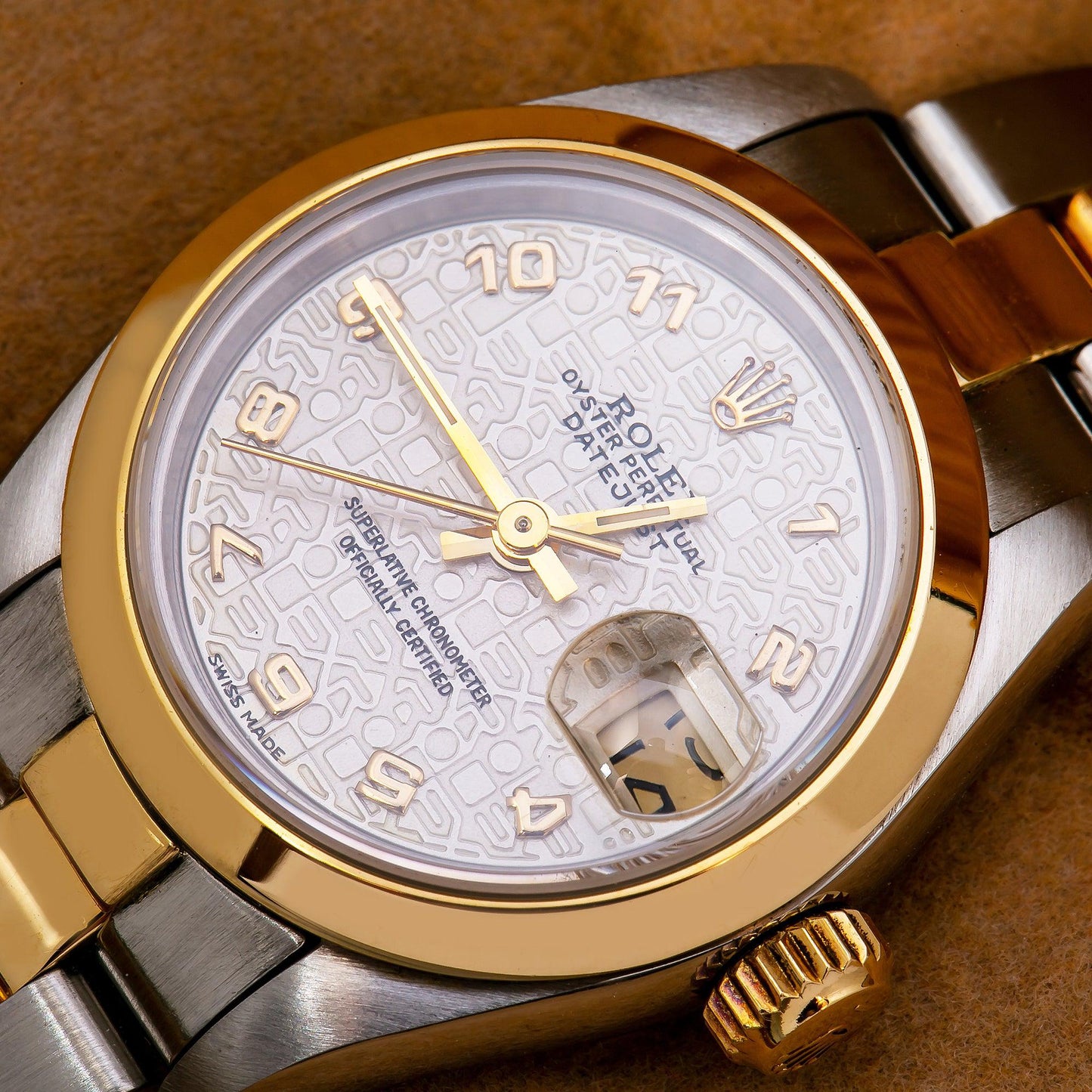 Rolex Oyster Perpetual Datejust 26MM White Dial With Two Tone Oyster Bracelet