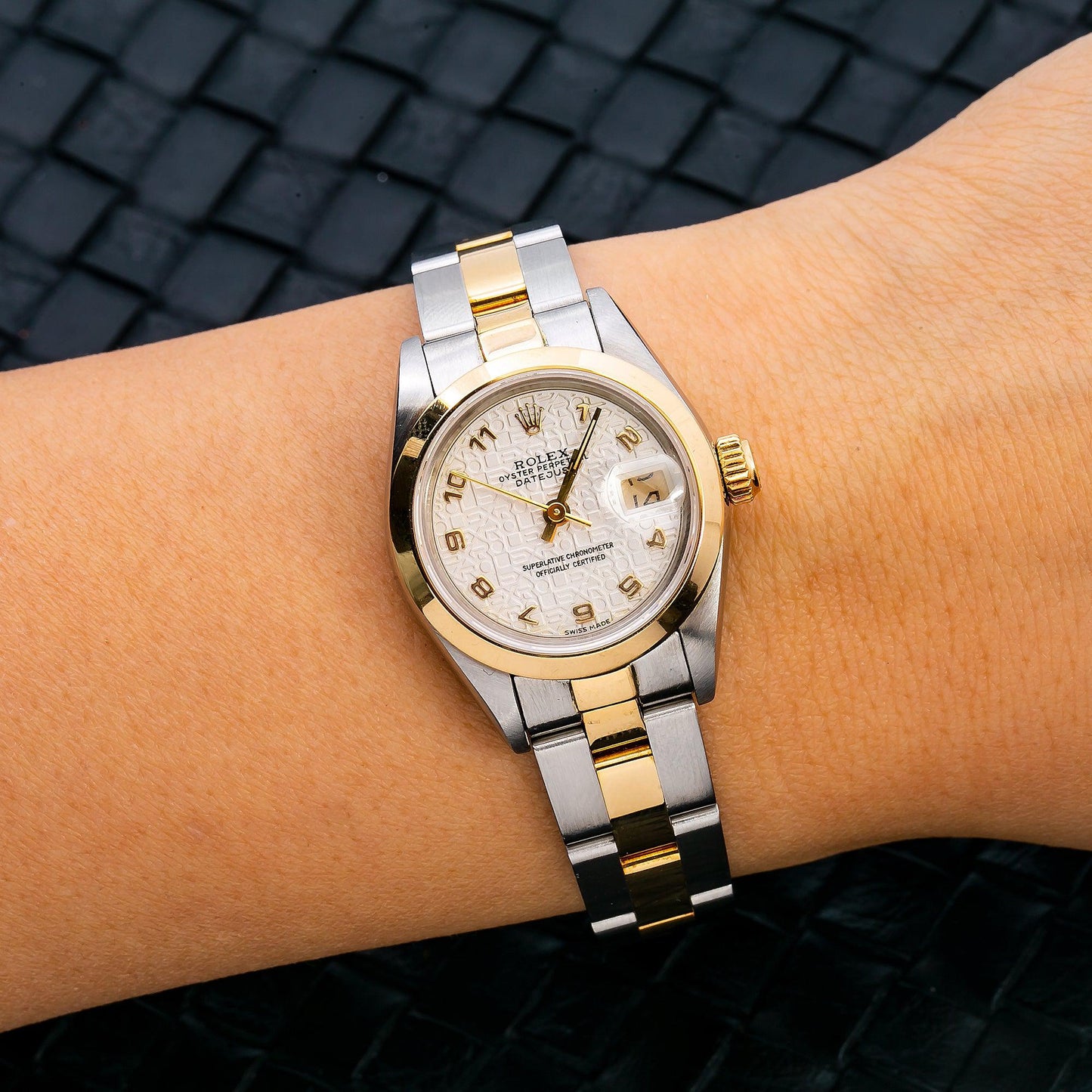 Rolex Oyster Perpetual Datejust 26MM White Dial With Two Tone Oyster Bracelet