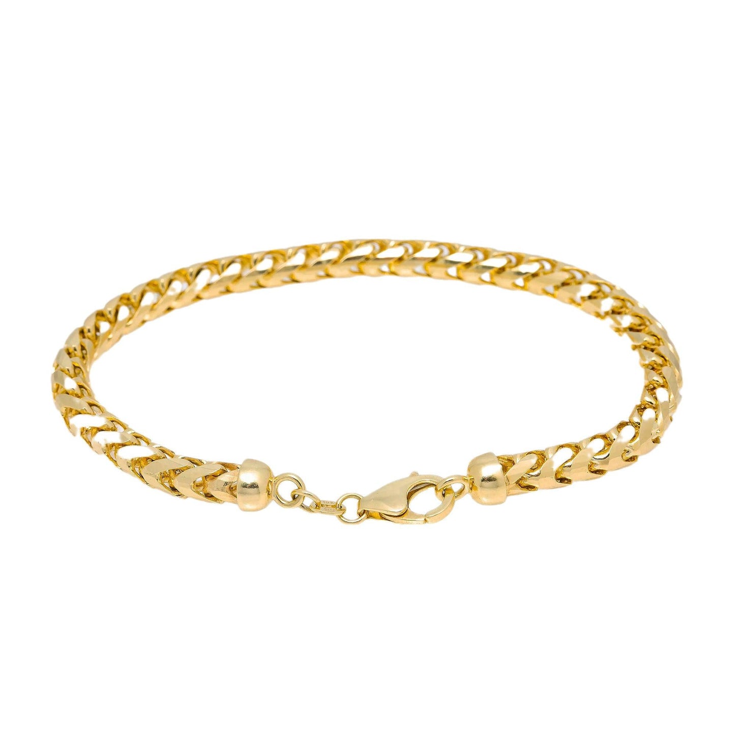 8MM 10K YELLOW GOLD FRANCO BRACELET