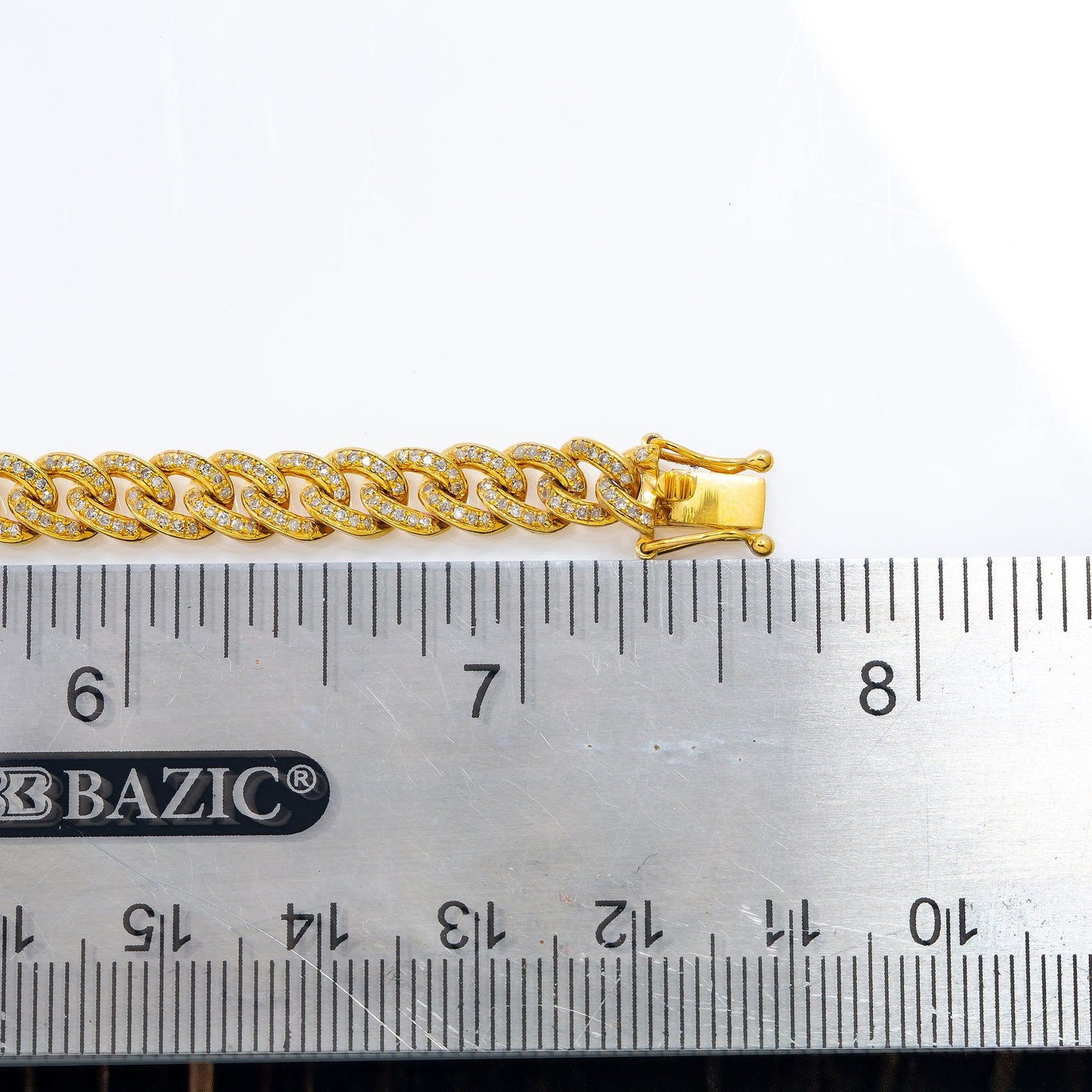6MM MIAMI CUBAN BRACELET WITH DIAMONDS