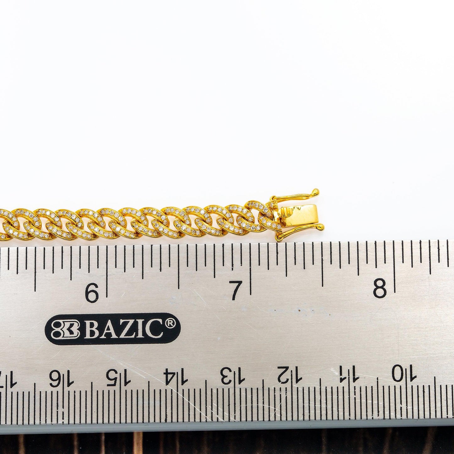 6MM MIAMI CUBAN BRACELET 2.15 CT WITH DIAMONDS