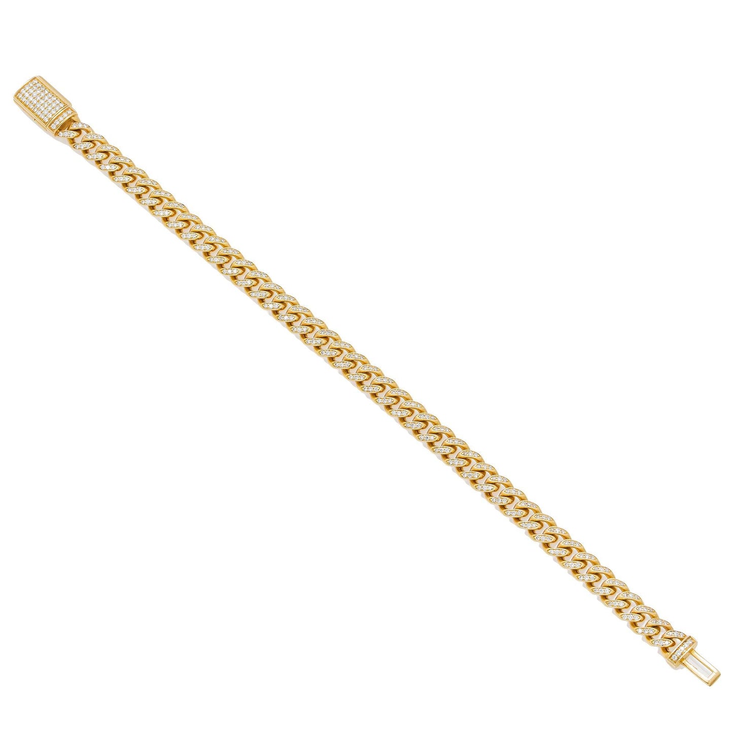 6MM MIAMI CUBAN BRACELET 1.28 CT DIAMONDS