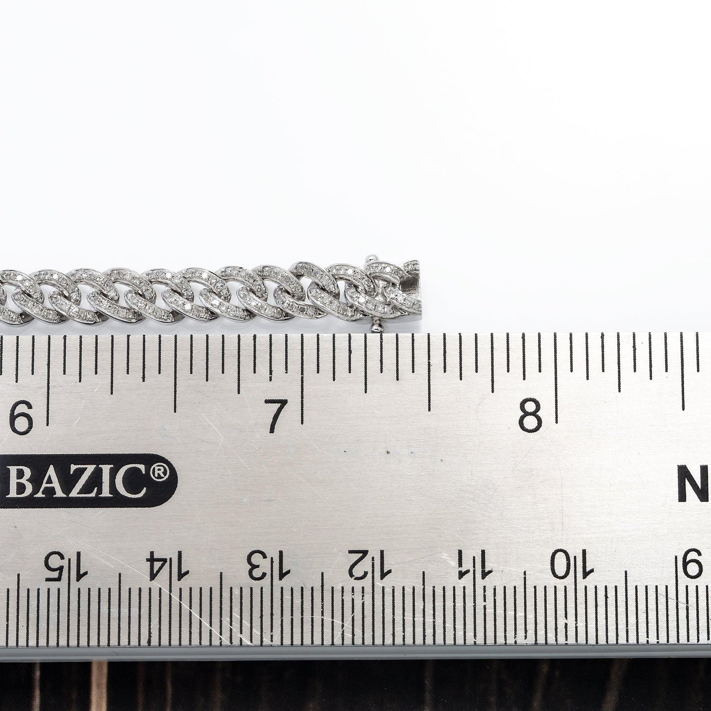 6MM MIAMI CUBAN BRACELET 2.15 CT WITH DIAMONDS