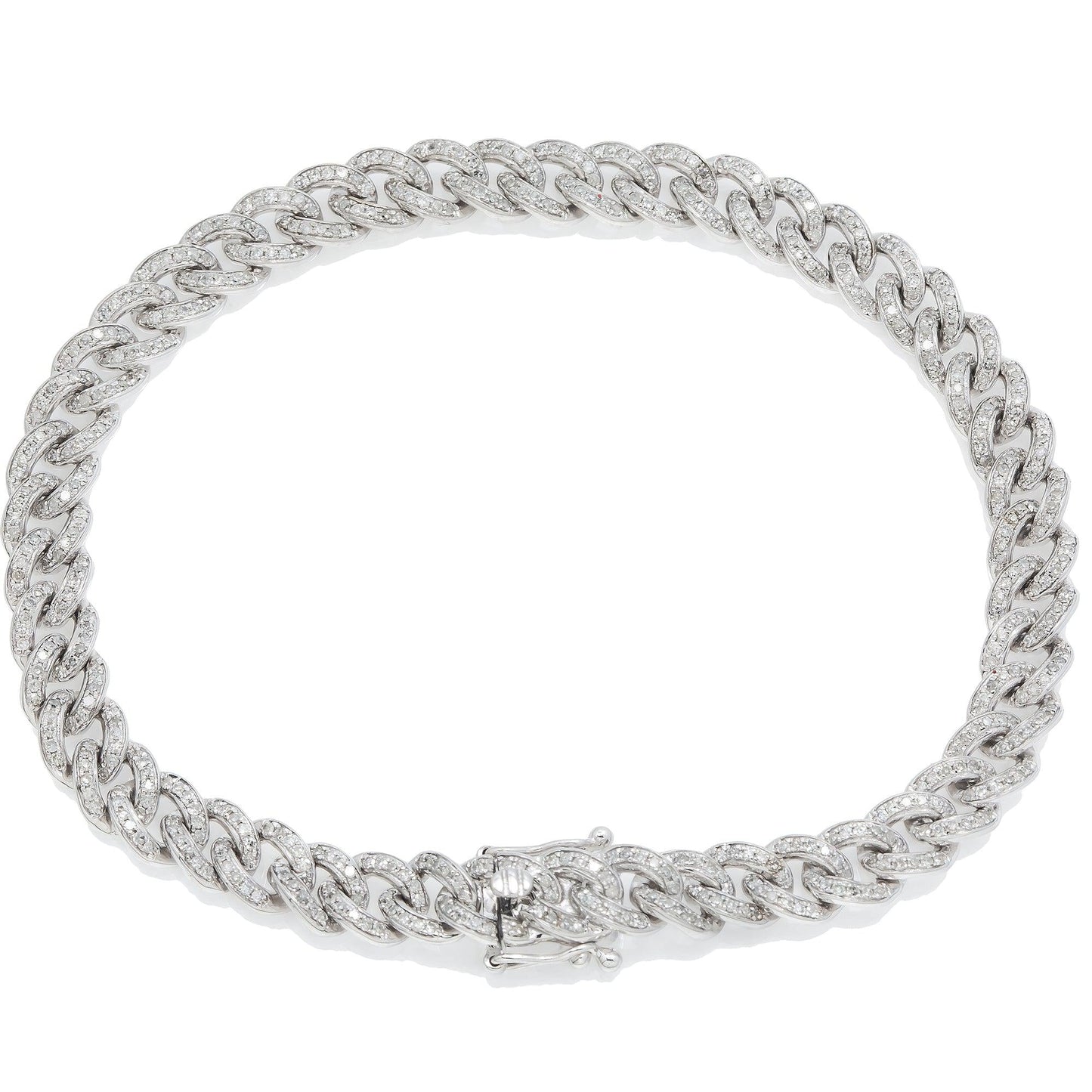 6MM MIAMI CUBAN BRACELET WITH DIAMONDS