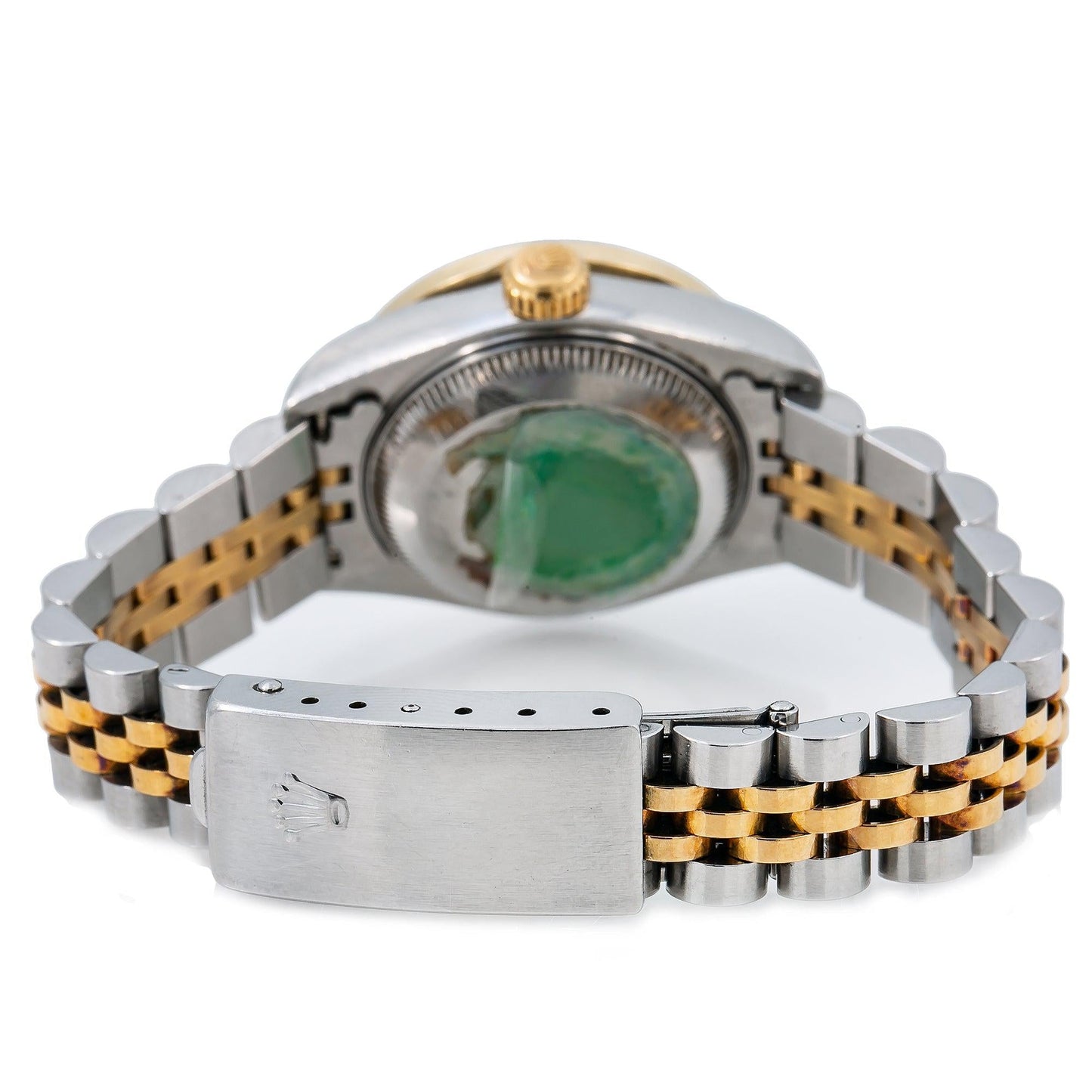 Rolex Lady-Datejust 69173 26MM Turquoise Diamond Dial With Two Tone Jubilee Bracelet