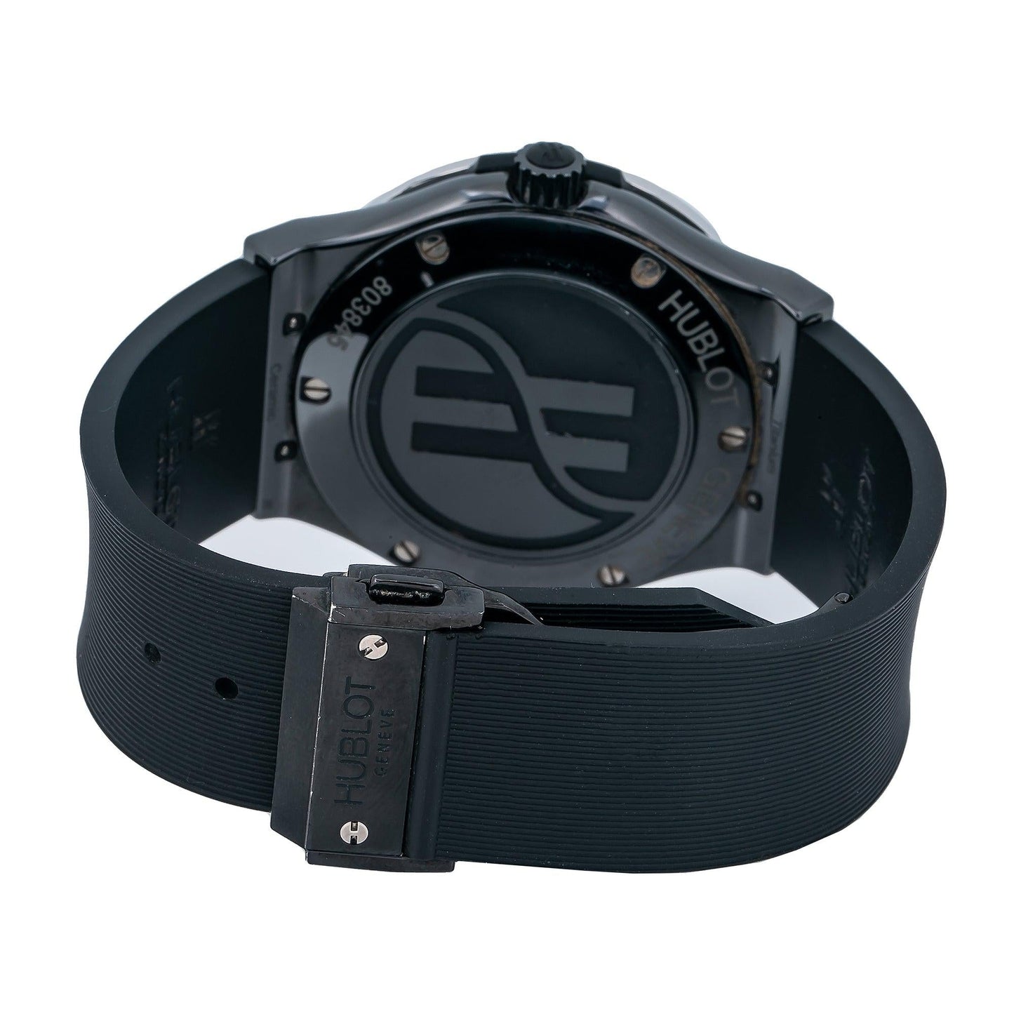 Hublot Classic Fusion 511.CM.1171.RX Black Dial With Rubber Bracelet
