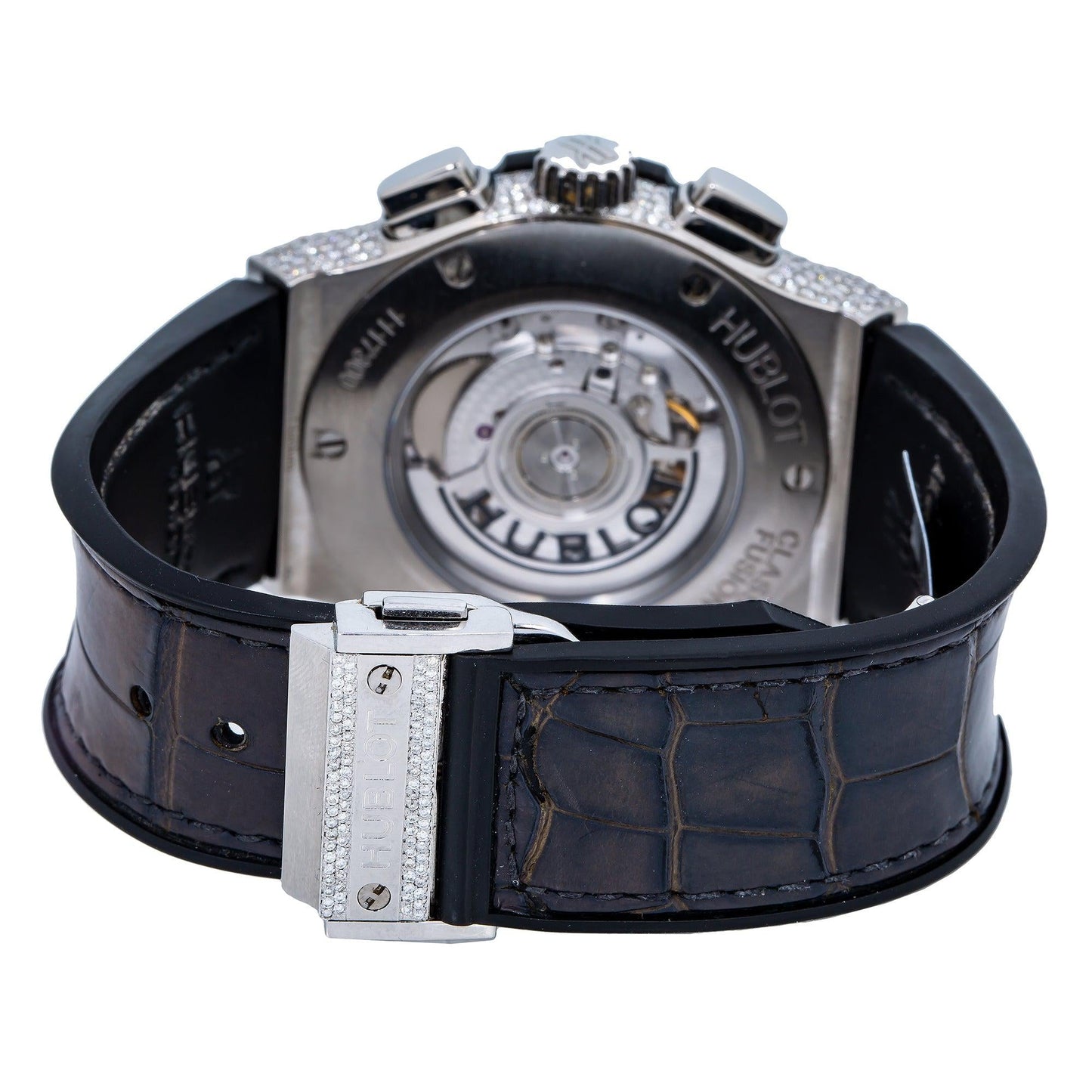Hublot Classic Fusion Chronograph 541.NX.7070 42MM Gray Dial With Leather Bracelet