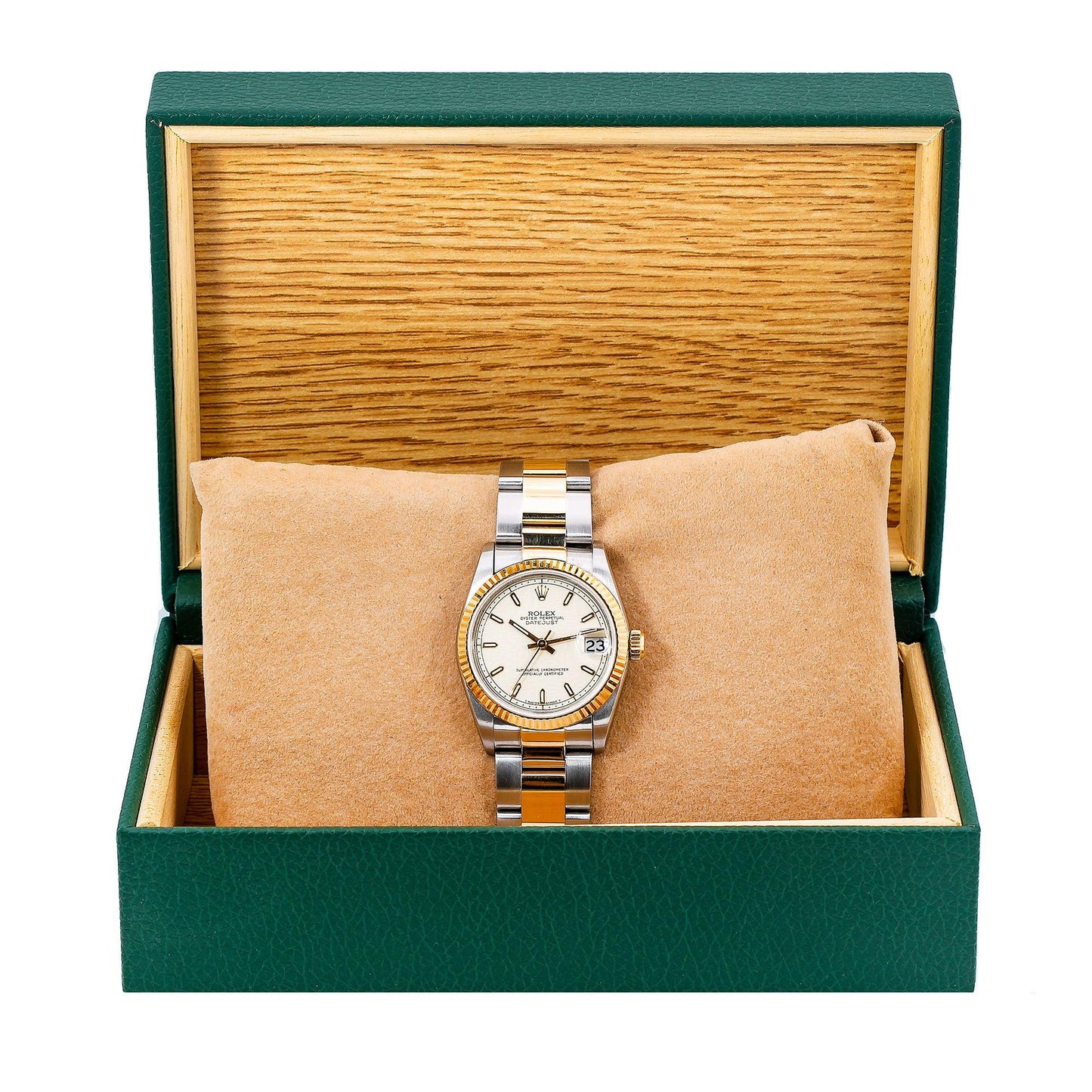 Rolex Lady-Datejust 68240 31MM Champagne Dial With Two Tone Oyster Bracelet