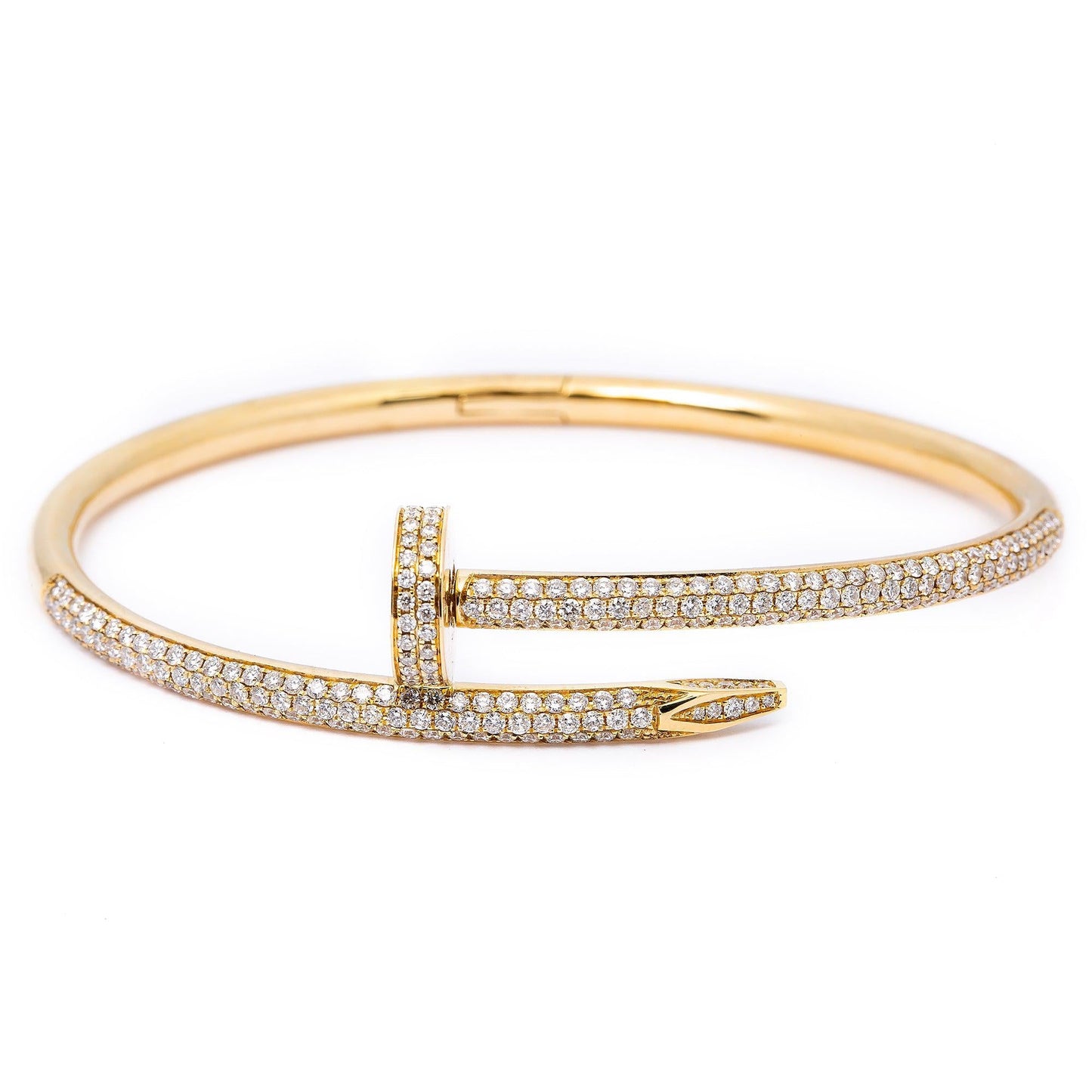 18K YELLOW GOLD BRACELET 2.25 CT DIAMONDS