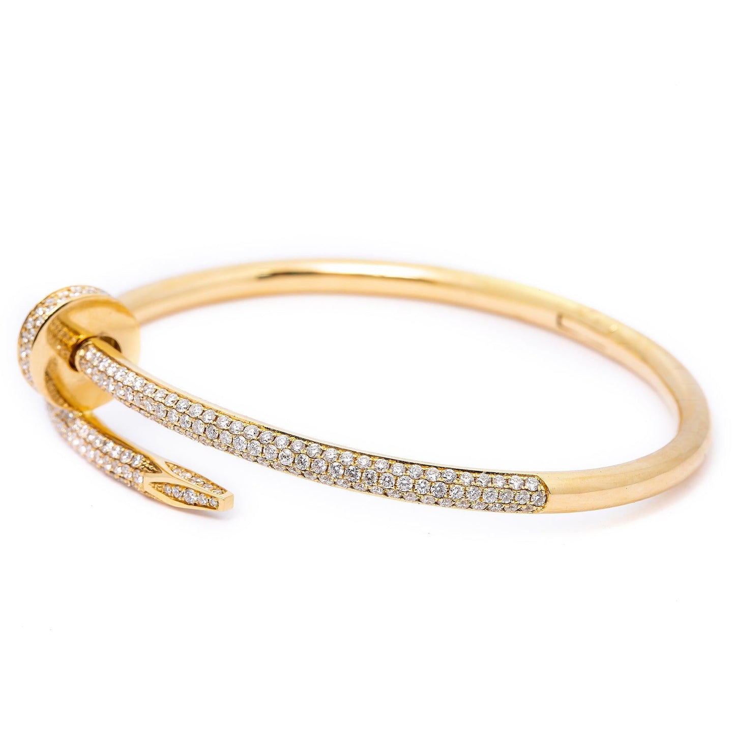 18K YELLOW GOLD BRACELET 2.25 CT DIAMONDS