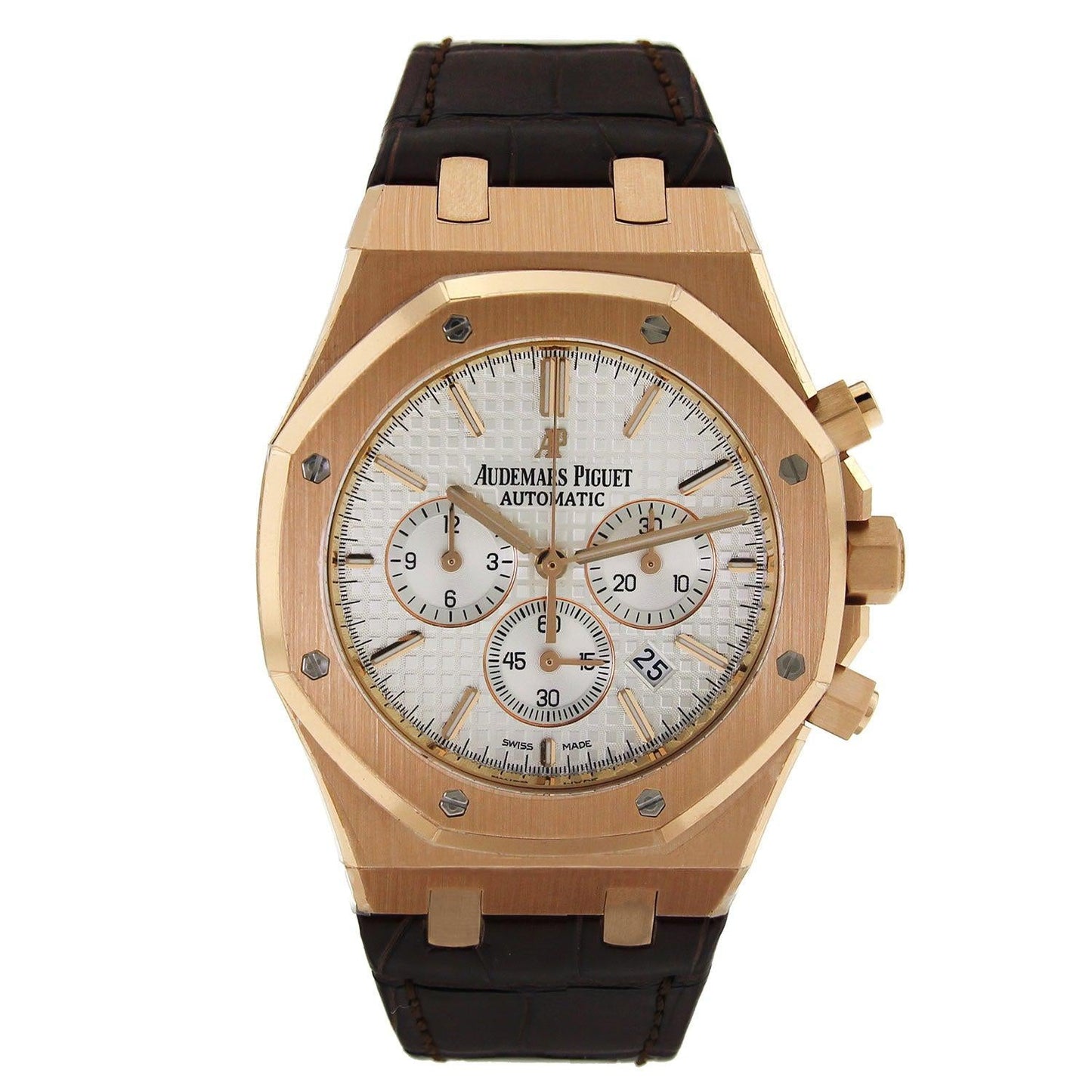 Audemars Piguet Royal Oak Chronograph with Brown Leather Strap