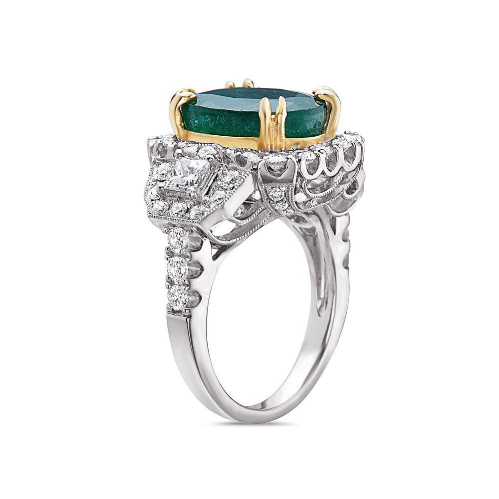 Ladies 18k White Gold Diamond 2.02 CT Fashion Ring