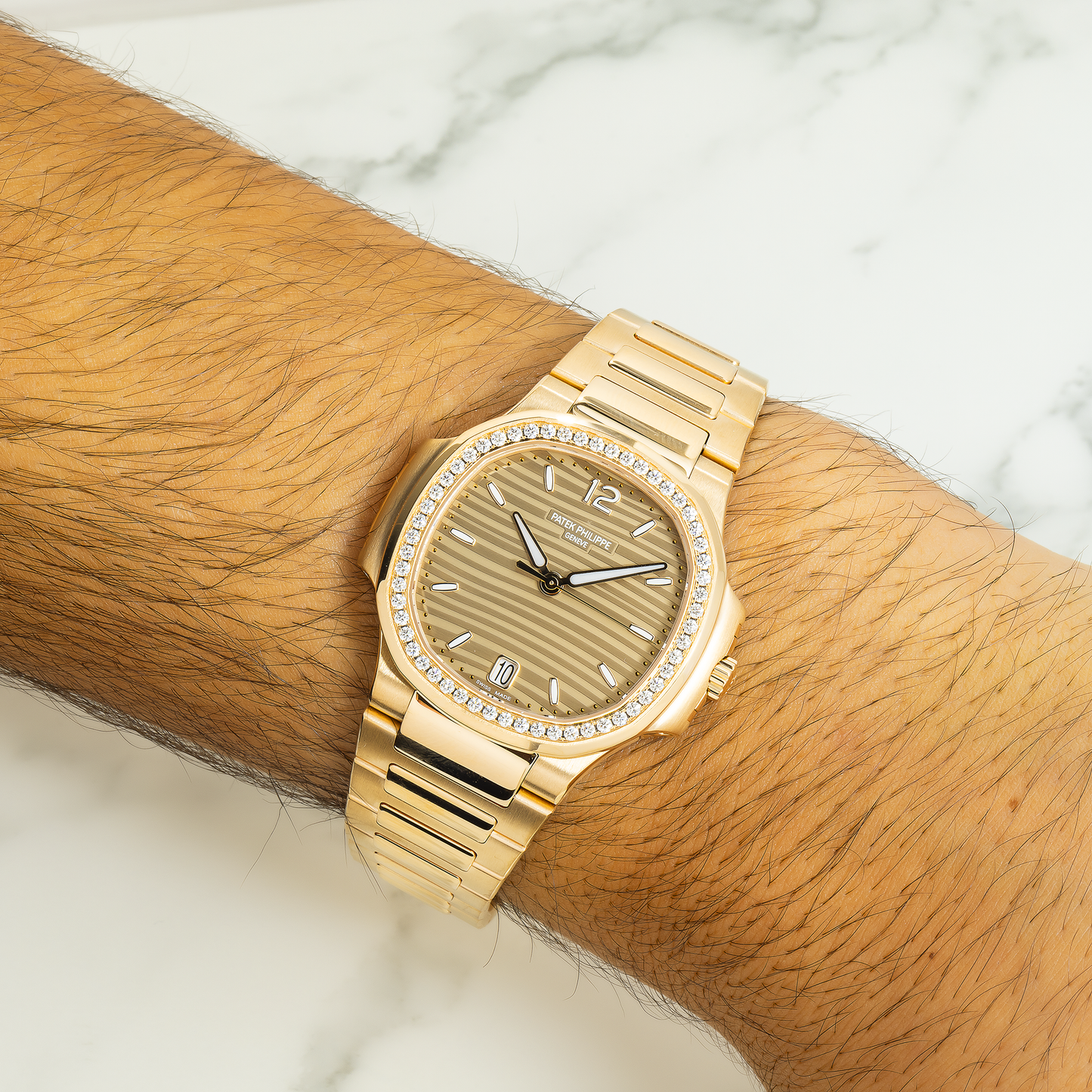 Patek Philippe Nautilus 7118 35.2MM Golden Brown Opaline Dial