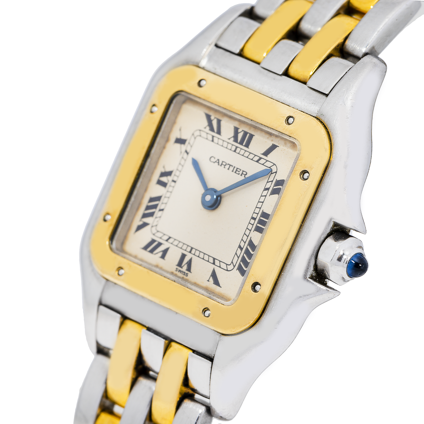 Cartier Panthère W25029B5 22MM Off-White Dial With Two Tone Bracelet