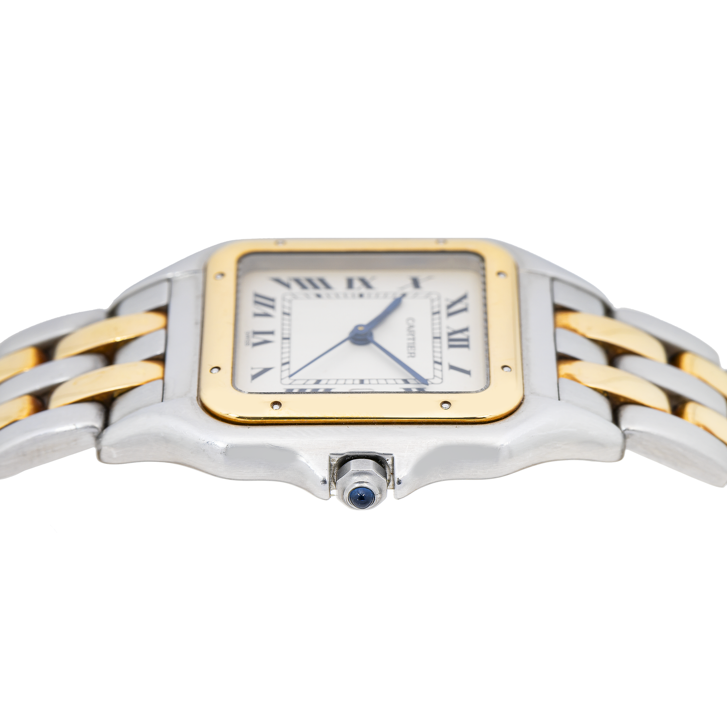 Cartier Panthère 07851 22MM Off-White Dial With Yellow Gold And Stainless Steel Bracelet