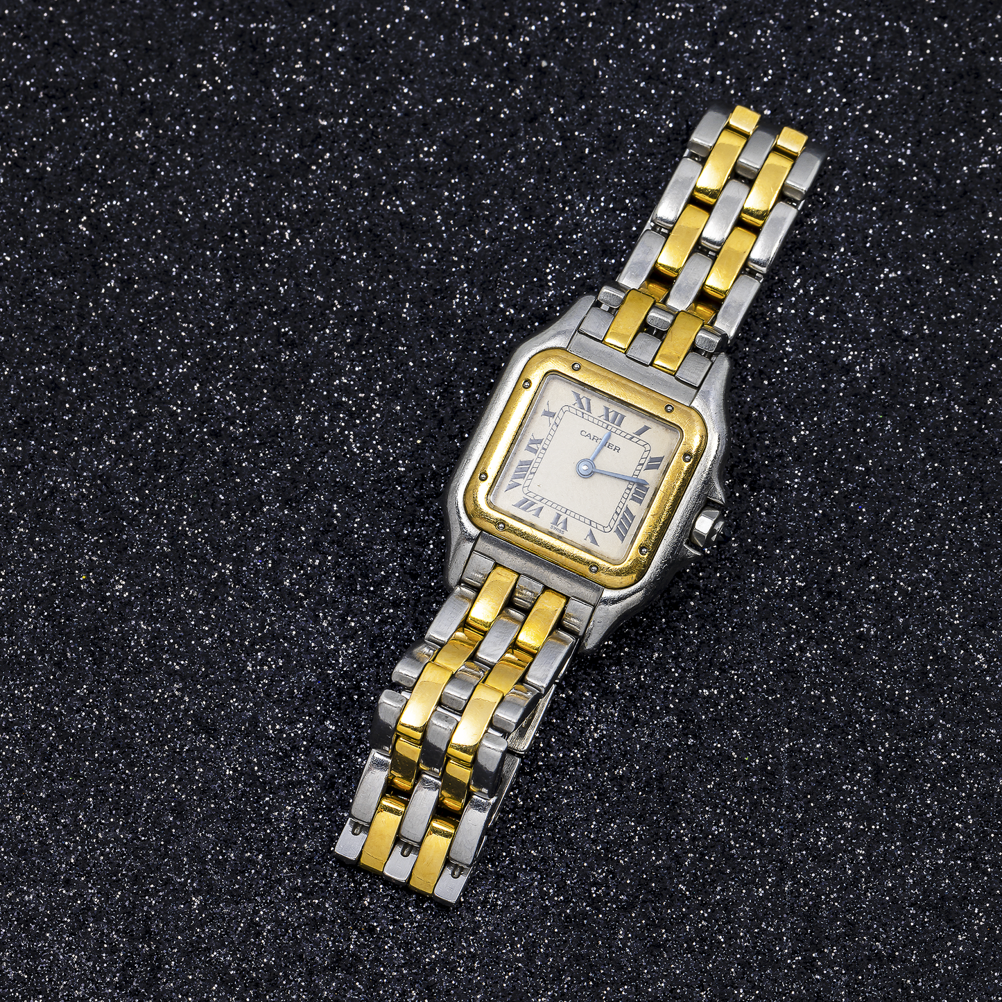 Cartier Panthère W25029B5 22MM Off-White Dial With Two Tone Bracelet
