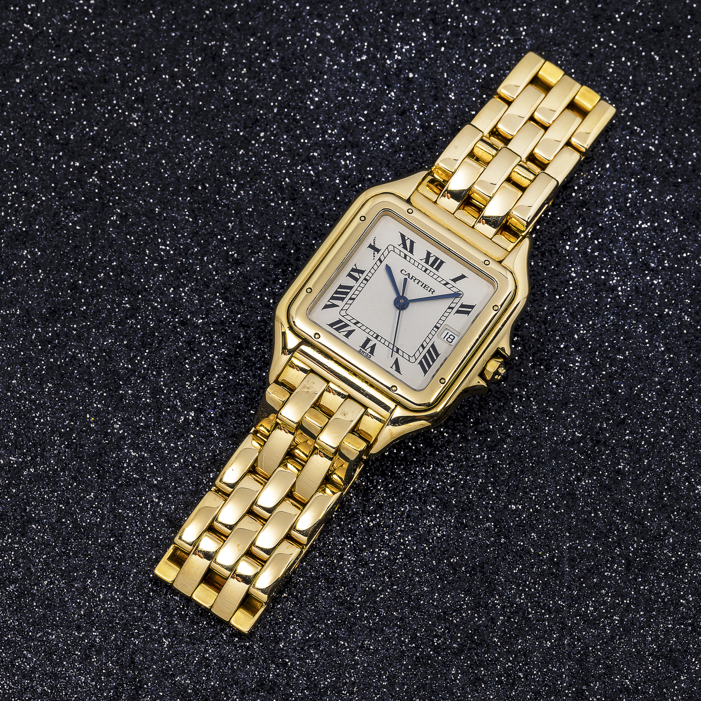Cartier Panthère 887968 29MM Off-White Dial With Yellow Gold Bracelet