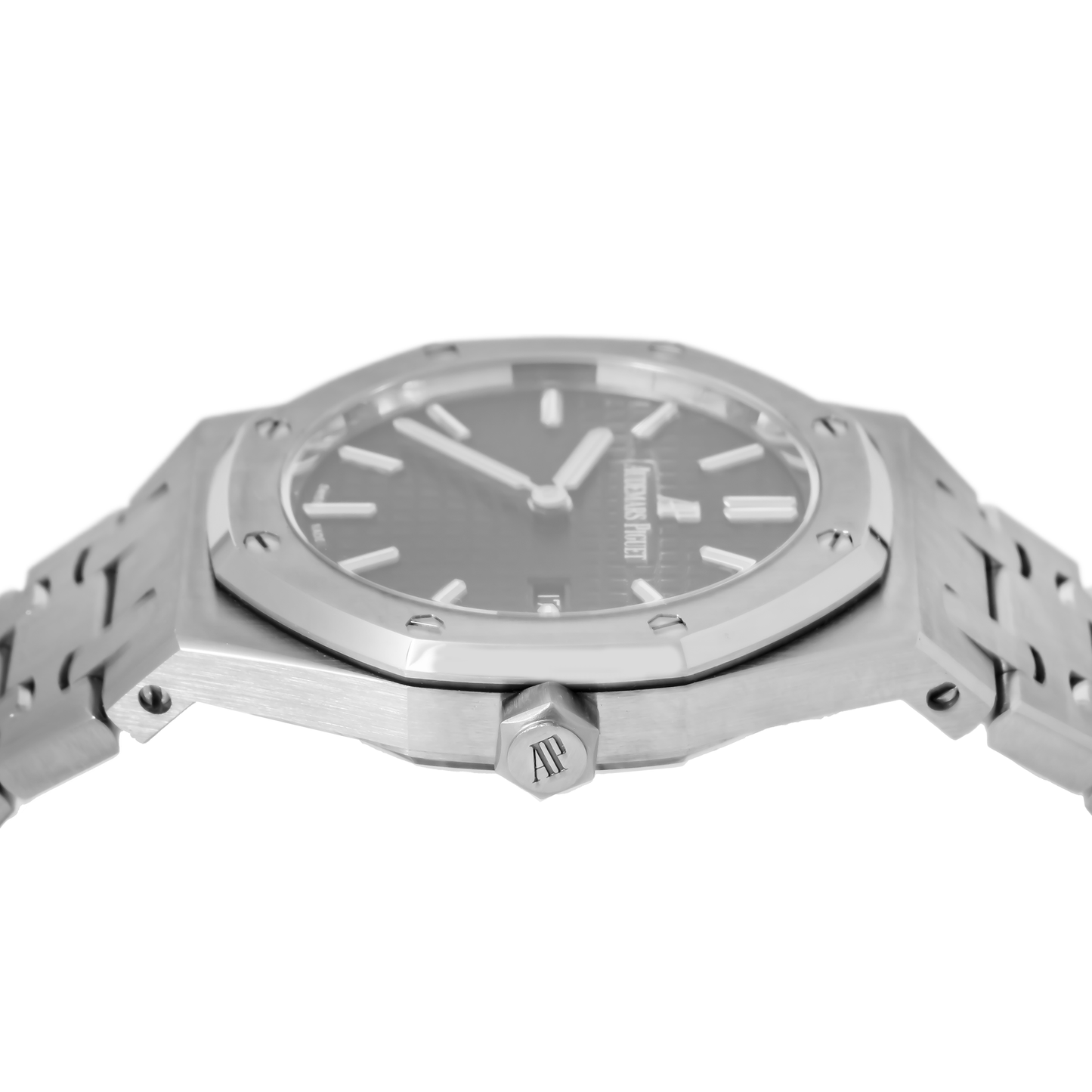Audemars Piguet Royal Oak Lady 67650ST 33MM Black Dial With Stainless Steel Bracelet