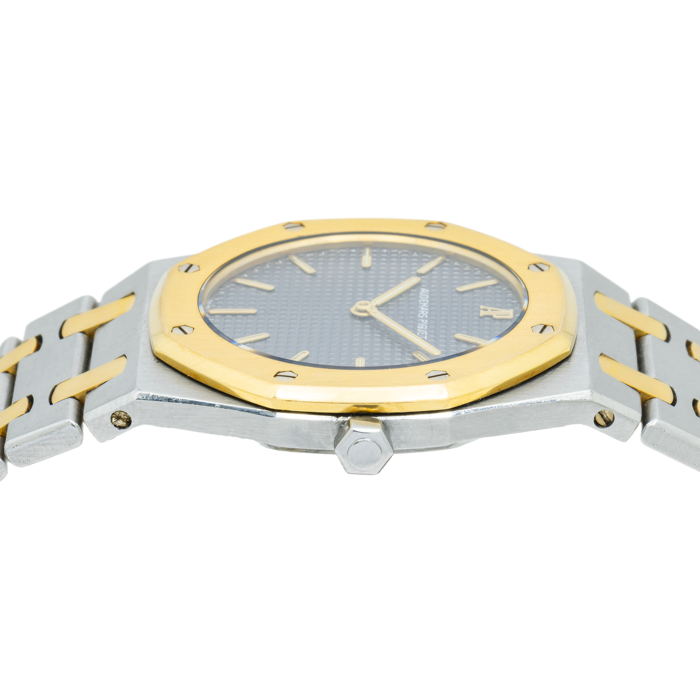 Audemars Piguet Royal Oak 14470SA 33MM Grey Tapisserie Dial With Two Tone Bracelet