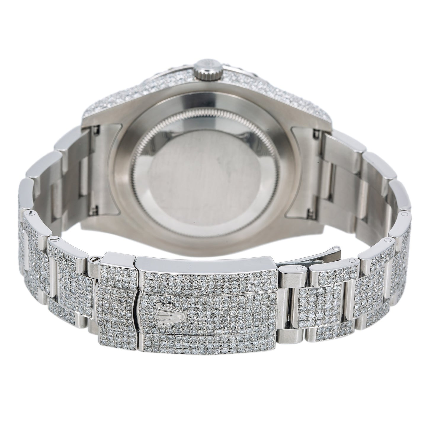 Rolex Datejust II Diamond Watch, 116300 41mm, Red Diamond Dial With Stainless Steel Oyster Bracelet