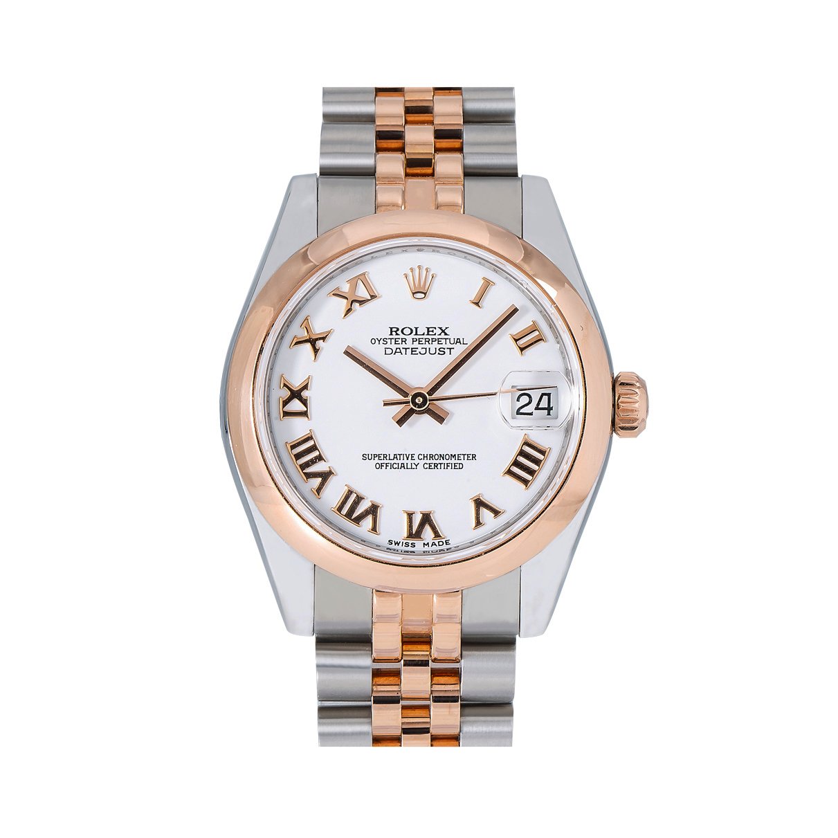 Rolex Datejust 178241 31MM White Dial With Two Tone Jubilee Bracelet