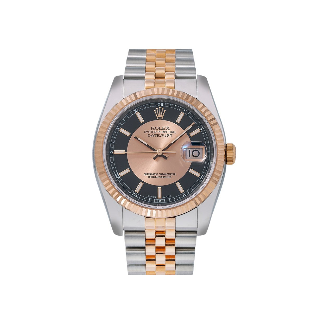 Rolex Datejust 116231 36MM Black Dial With Two Tone Bracelet