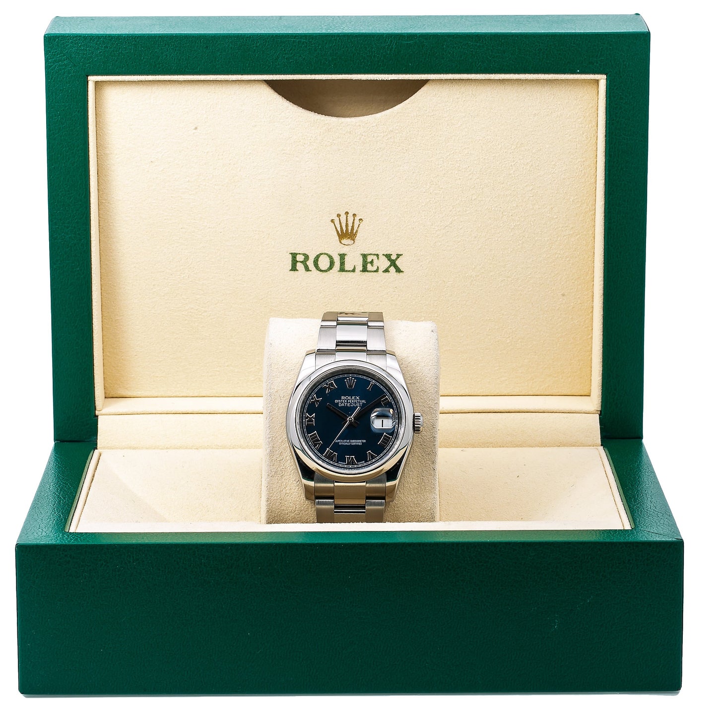 Rolex Datejust 116200 36MM Blue Dial With Stainless Steel Oyster Bracelet