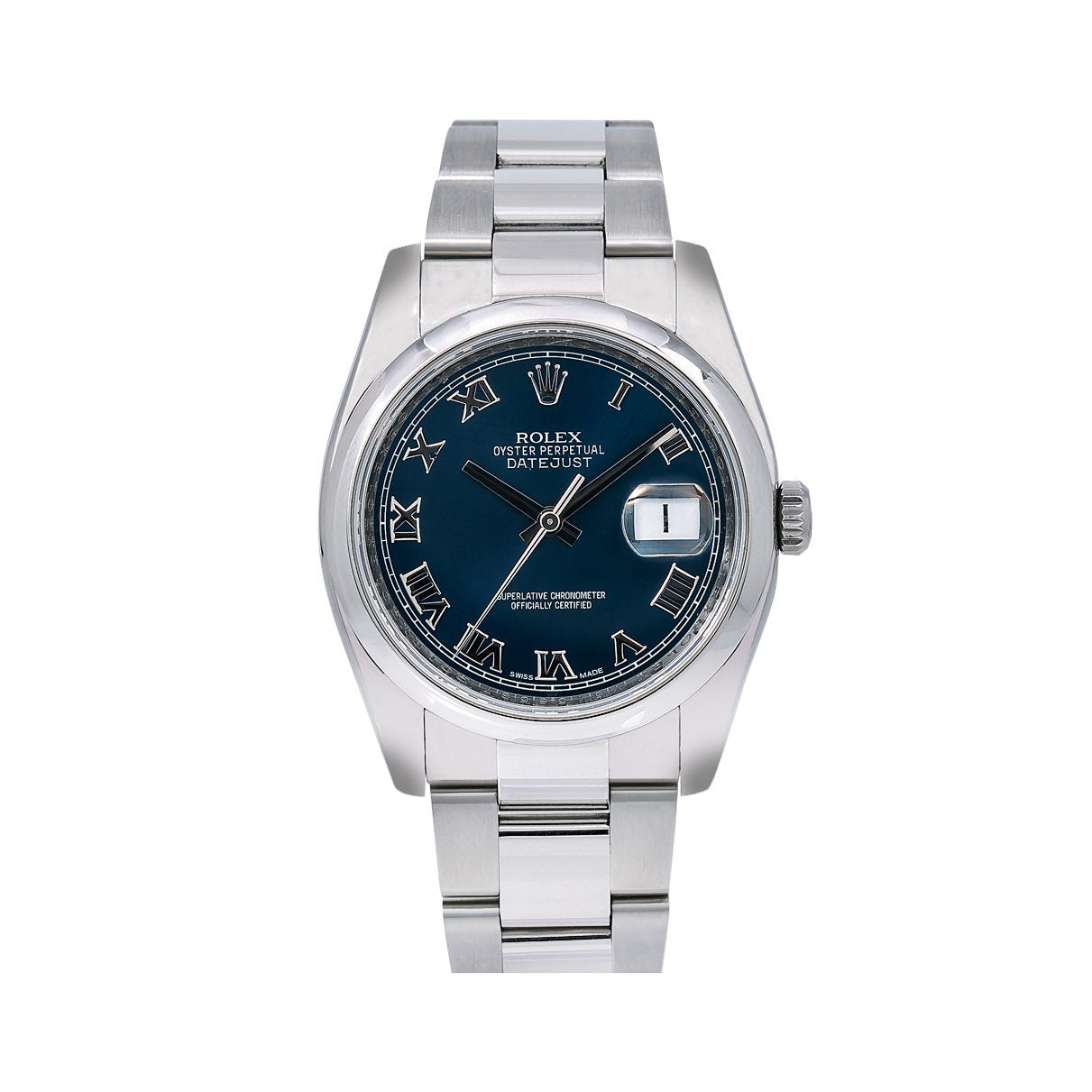Rolex Datejust 116200 36MM Blue Dial With Stainless Steel Oyster Bracelet
